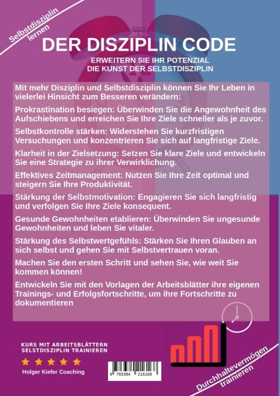Rückseitencover DER DISZIPLIN CODE