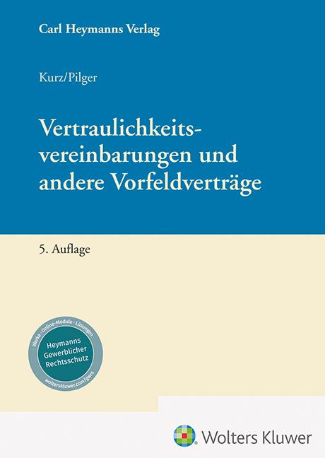 Vorderes Coverbild Vertraulichkeitsvereinbarungen und andere Vorfeldverträge