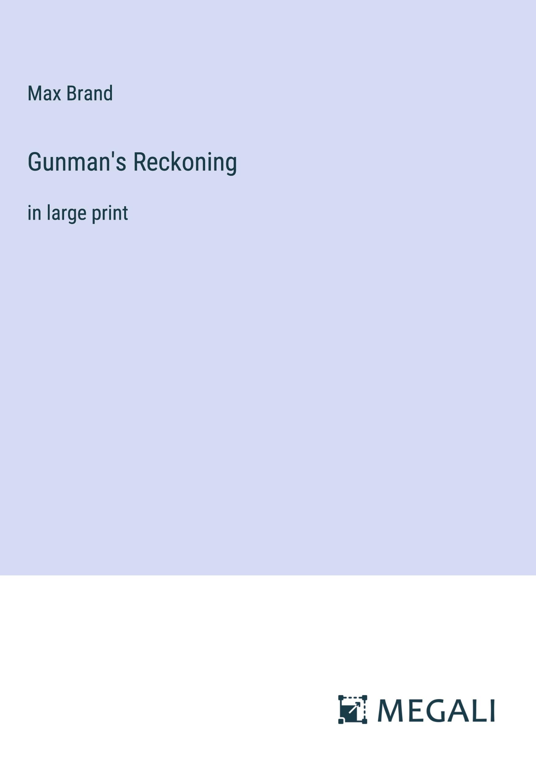 Vorderes Coverbild Gunman's Reckoning