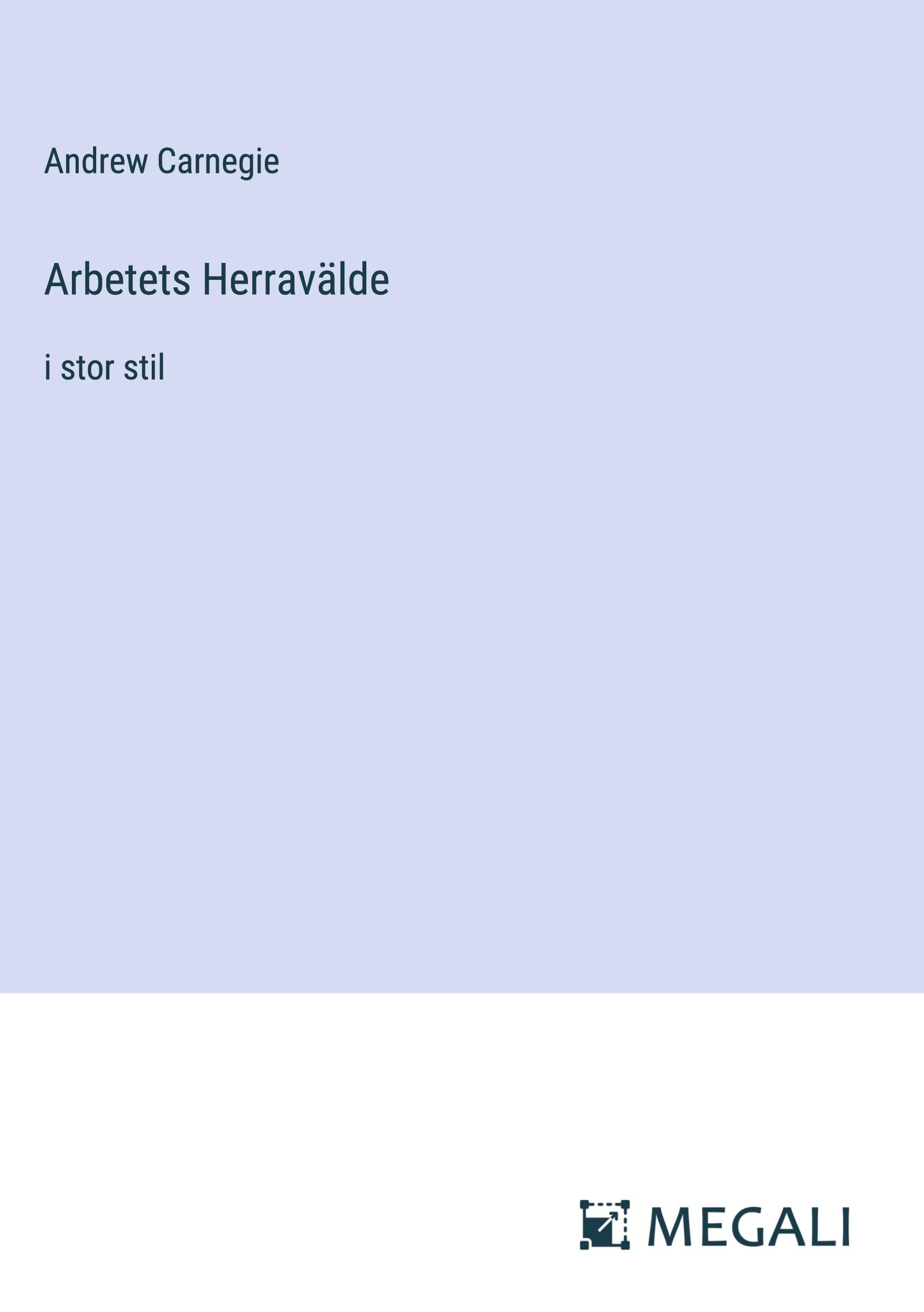Vorderes Coverbild Arbetets Herravälde