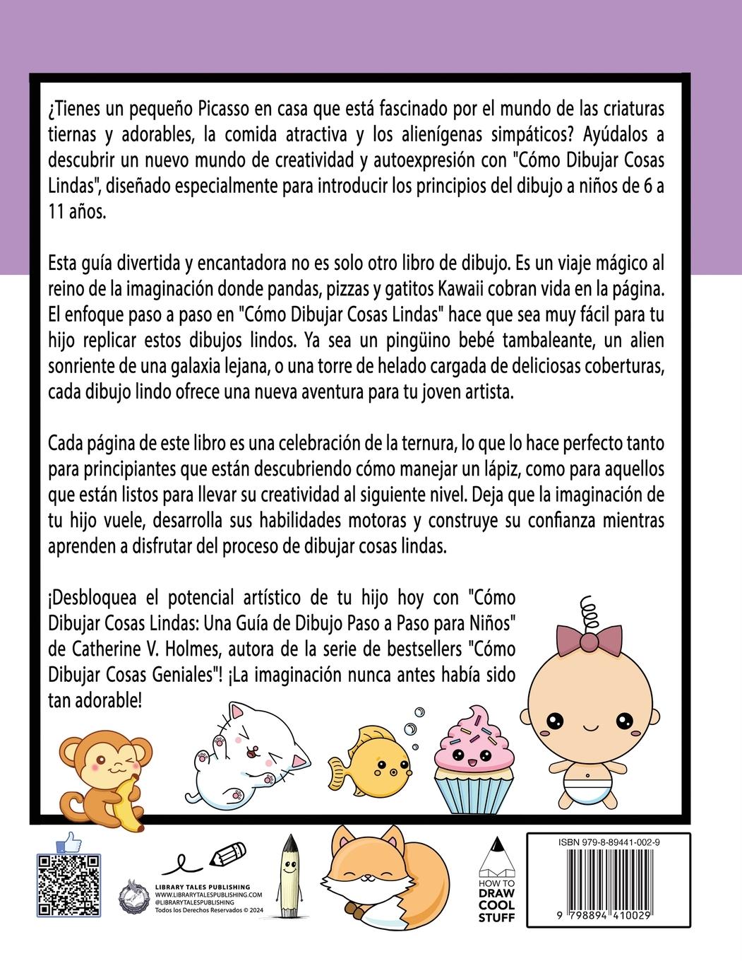 Rückseitencover Cómo Dibujar Cosas Lindas