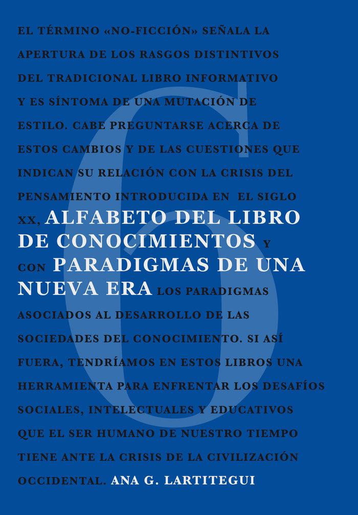 Vorderes Coverbild Alfabeto del libro de conocimientos : paradigmas de una nueva era