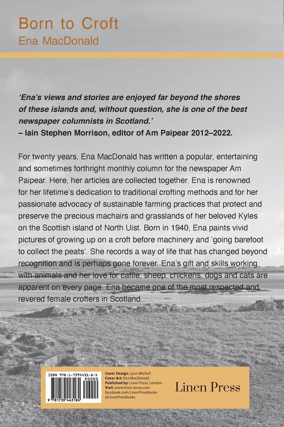 Rückseitencover Born To Croft