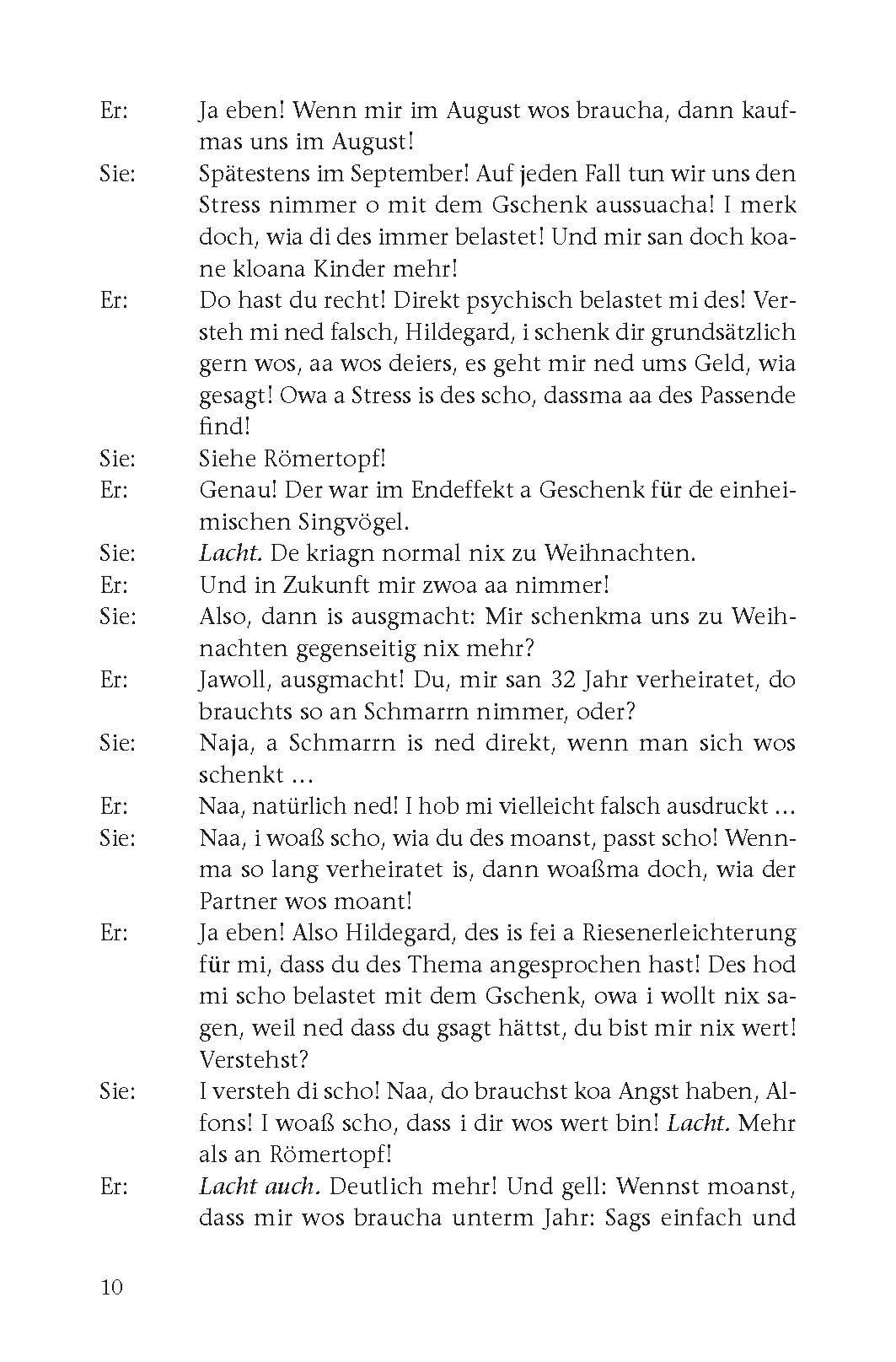 Beispielinhalt (Bild) Alle Jahre zwider