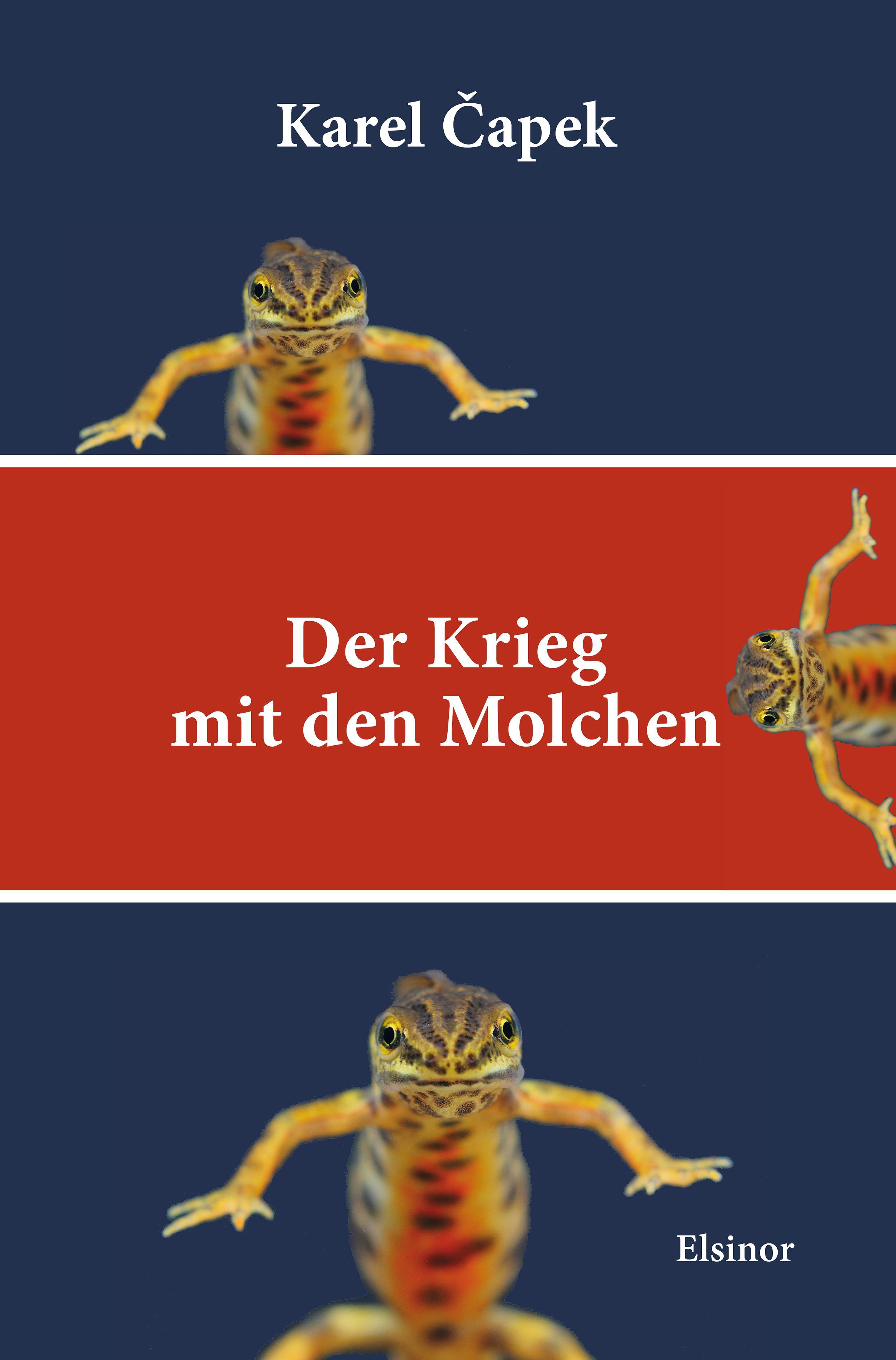 Vorderes Coverbild Der Krieg mit den Molchen