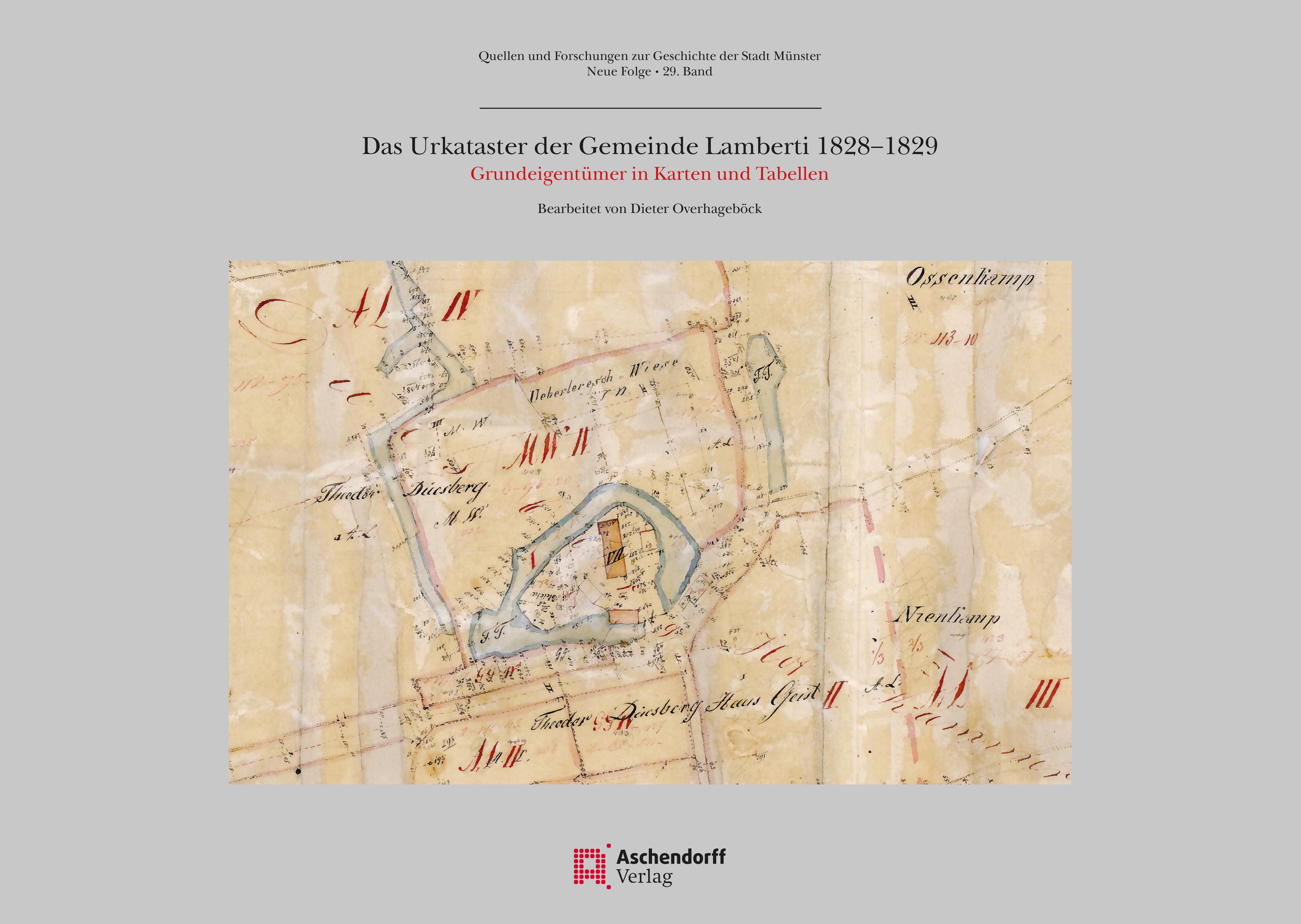 Vorderes Coverbild Das Urkataster der Gemeinde Lamberti 1828-1829