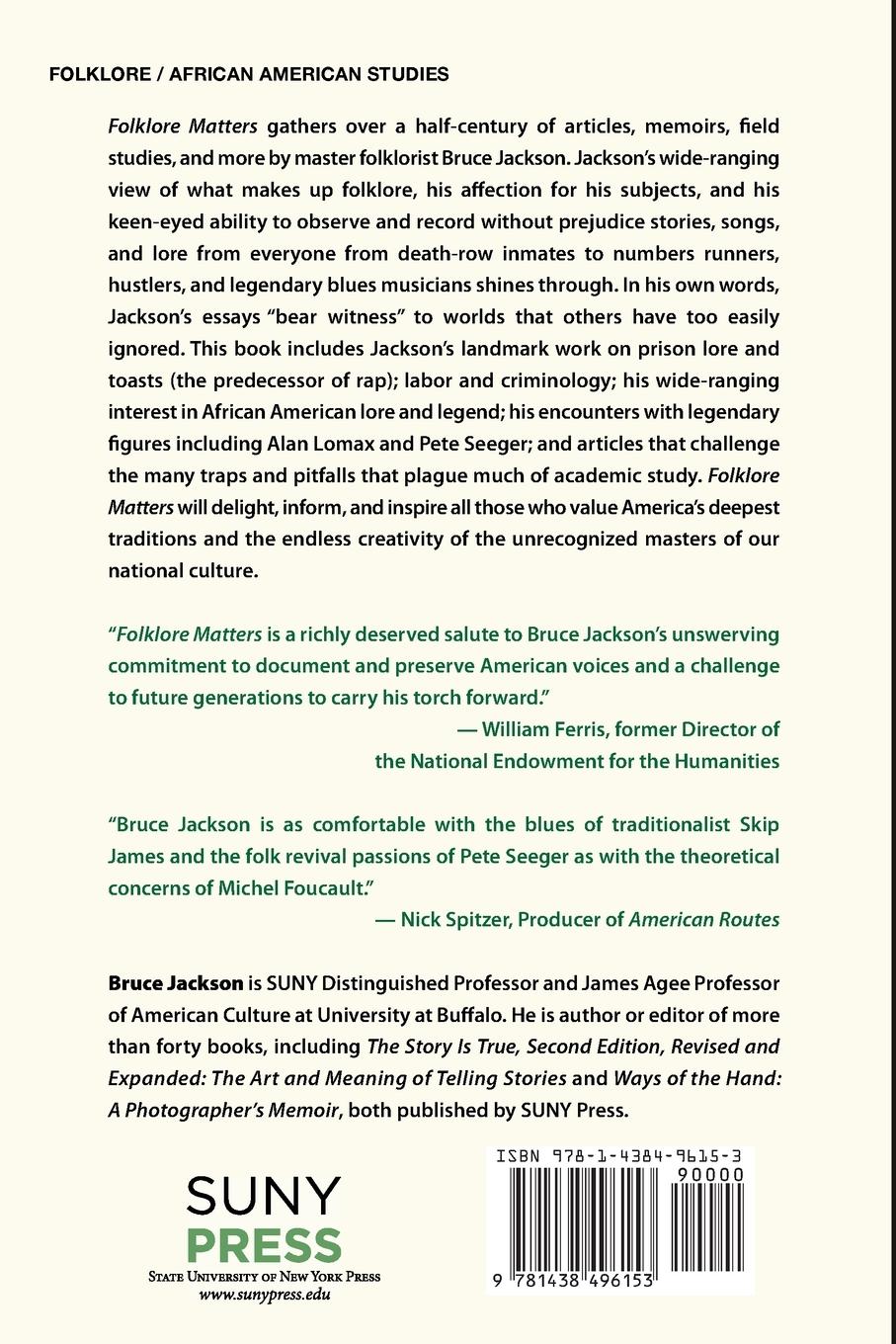 Rückseitencover Folklore Matters