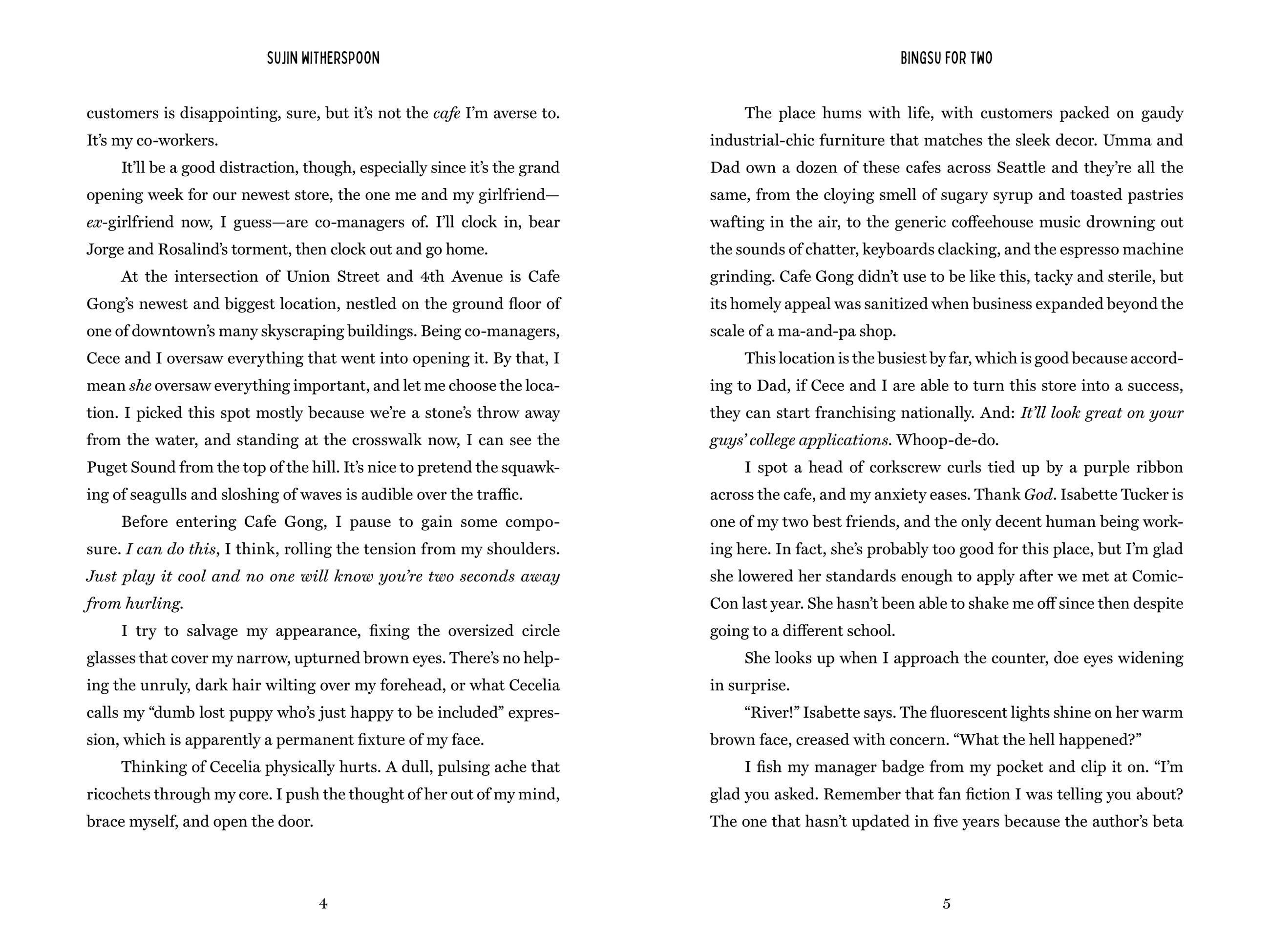 Beispielinhalt (Bild) Bingsu for Two