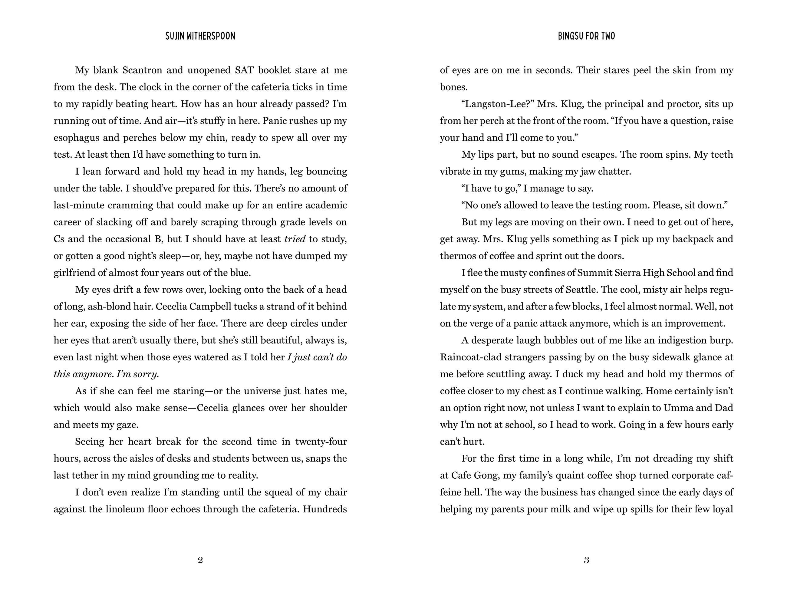 Beispielinhalt (Bild) Bingsu for Two