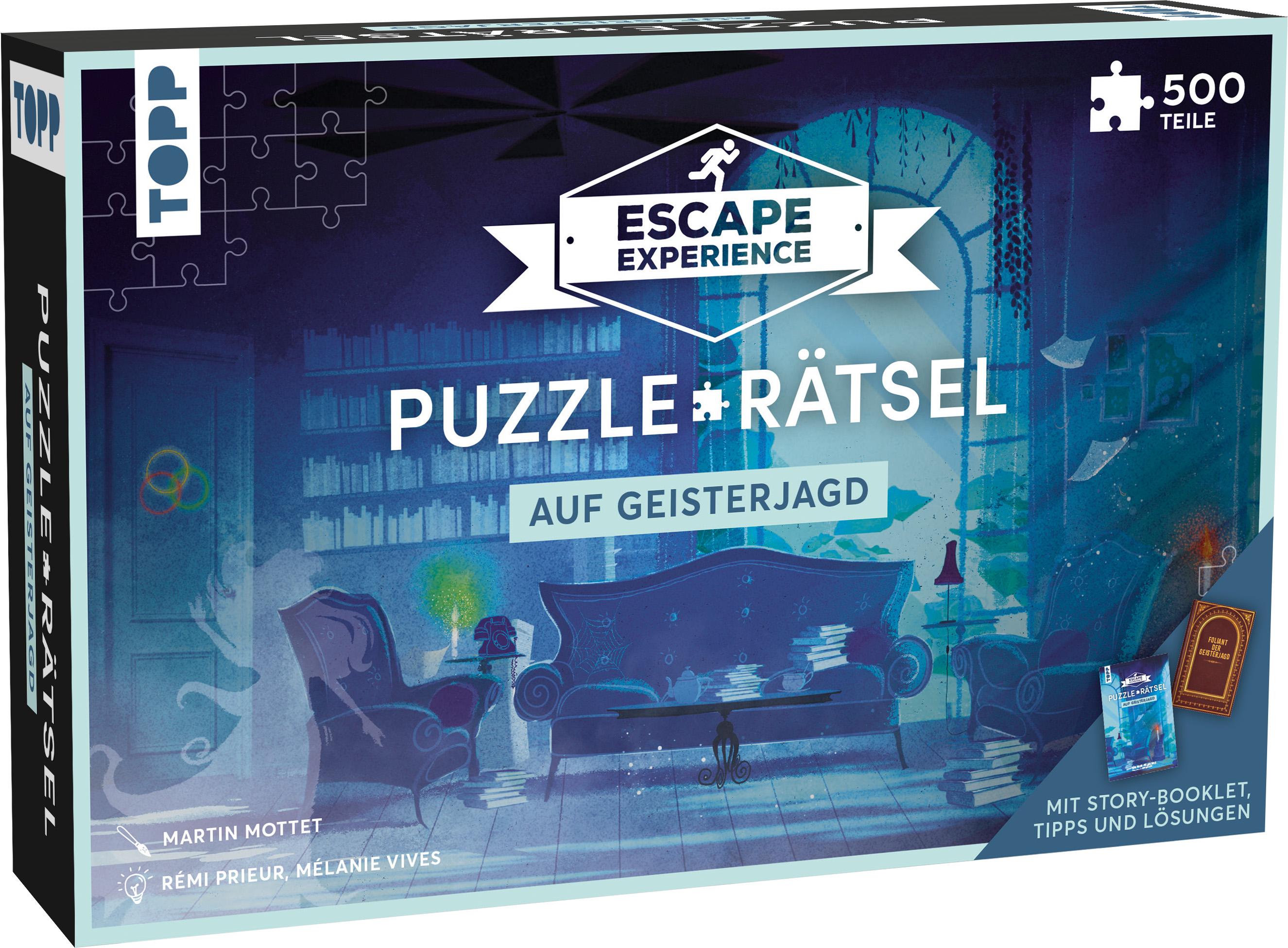 Vorderes Coverbild Escape Experience - Puzzle-Rätsel - Auf Geisterjagd