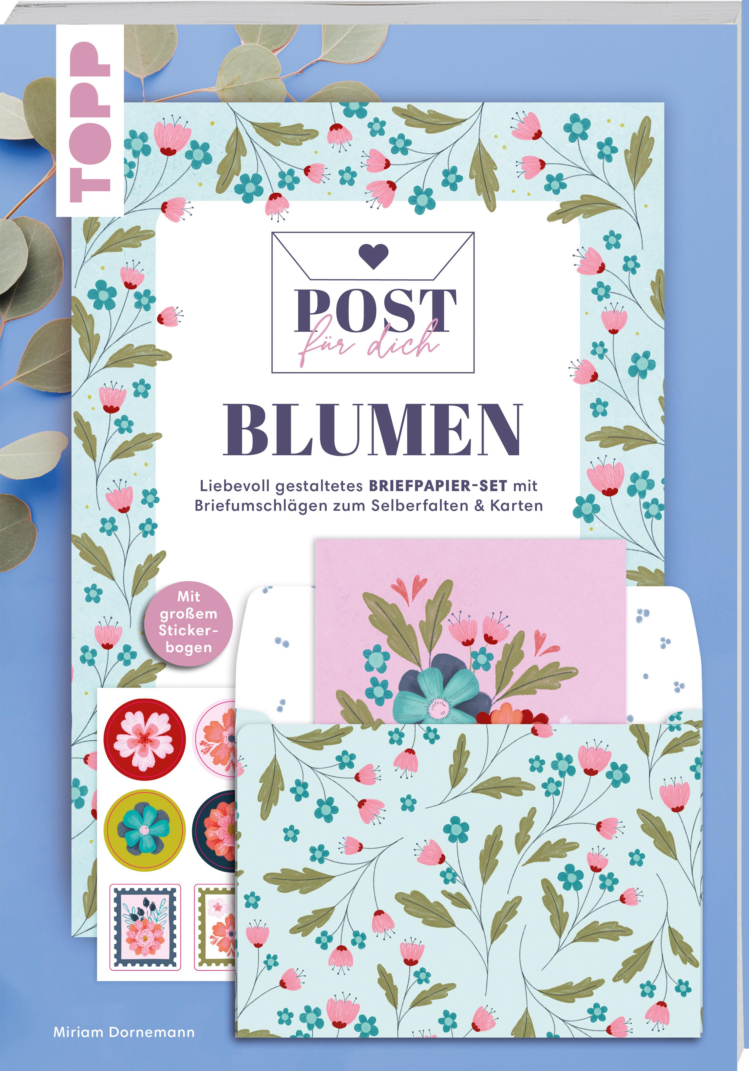 Vorderes Coverbild Post für dich. Blumen