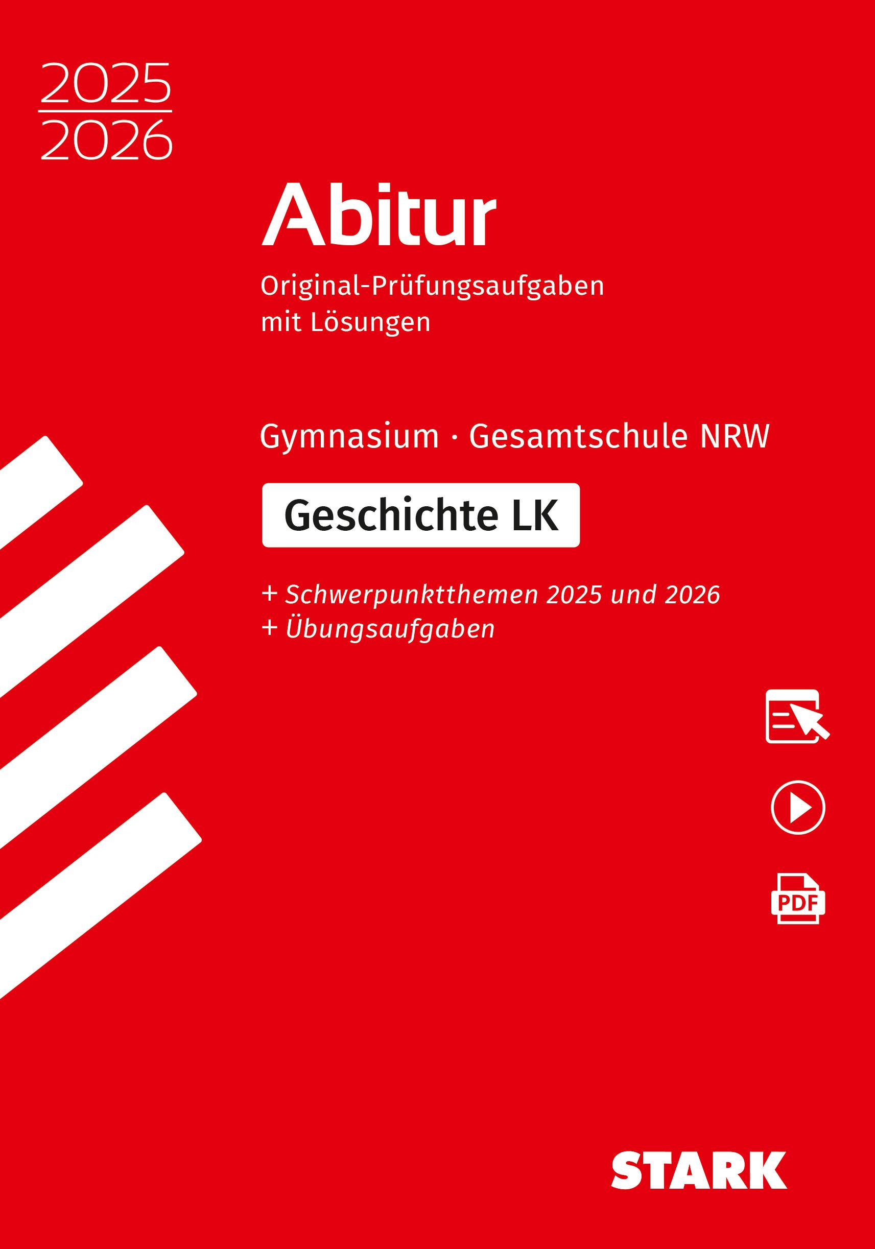 Vorderes Coverbild STARK Geschichte LK - Abitur 2025/2026 NRW - Prüfungsvorbereitung