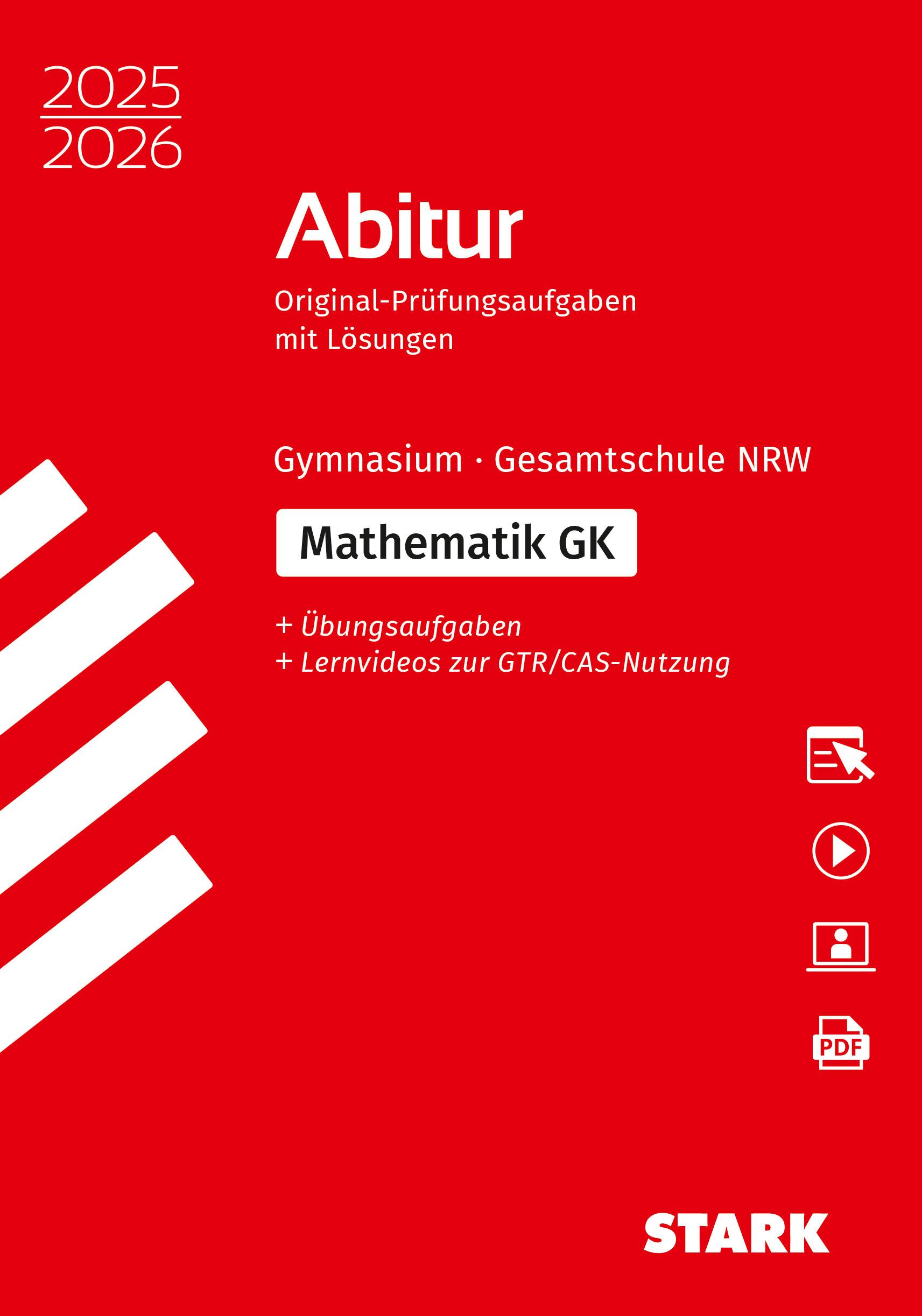 Vorderes Coverbild STARK Mathematik GK - Abitur 2025/2026 NRW - Prüfungsvorbereitung