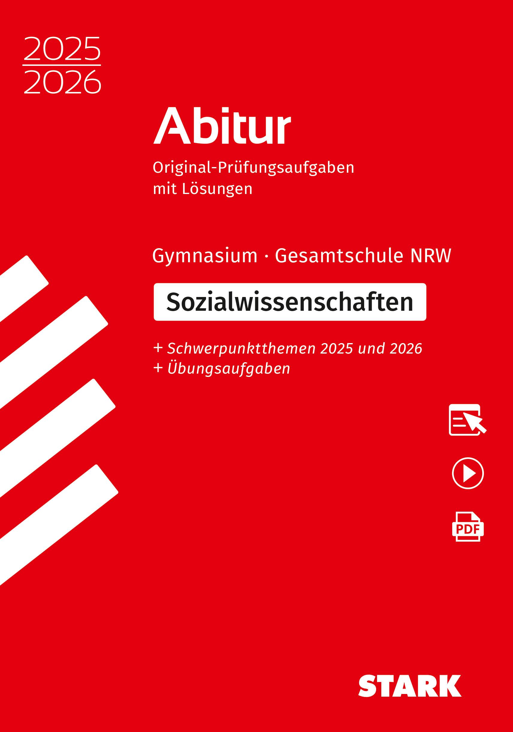 Vorderes Coverbild STARK Sozialwissenschaften GK/LK - Abitur 2025/2026 NRW - Prüfungsvorbereitung