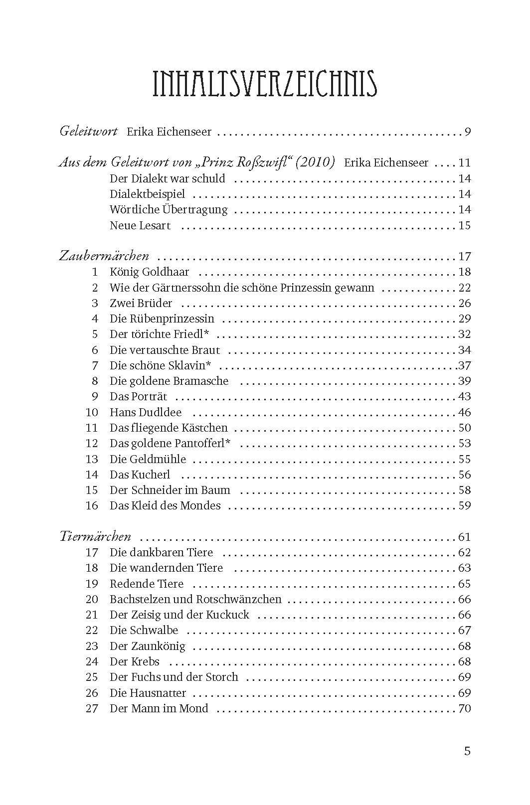Beispielinhalt (Bild) Franz Xaver von Schönwerth - Oberpfälzer Märchen