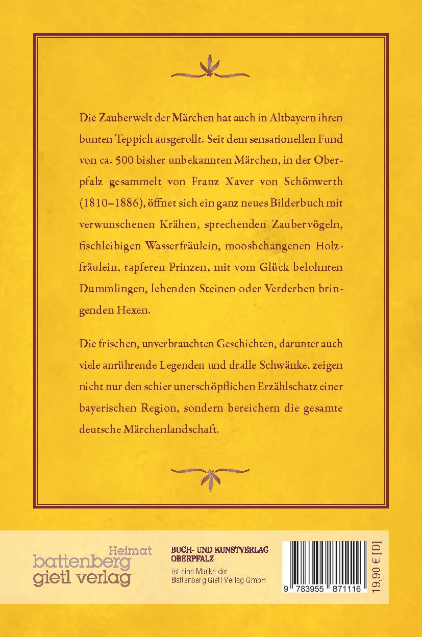 Rückseitencover Franz Xaver von Schönwerth - Oberpfälzer Märchen