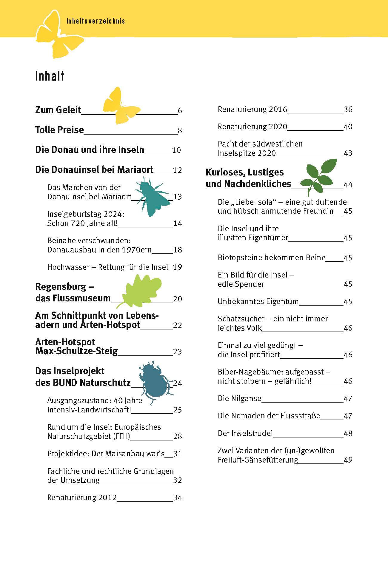 Beispielinhalt (Bild) Das Märchen von der Donauinsel bei Mariaort