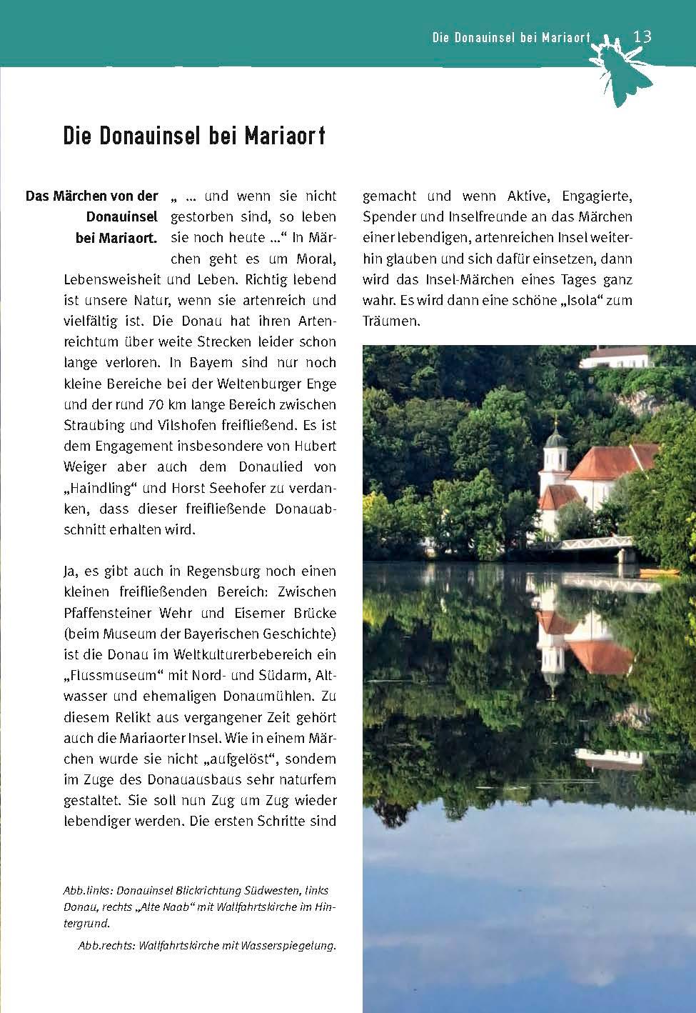 Beispielinhalt (Bild) Das Märchen von der Donauinsel bei Mariaort