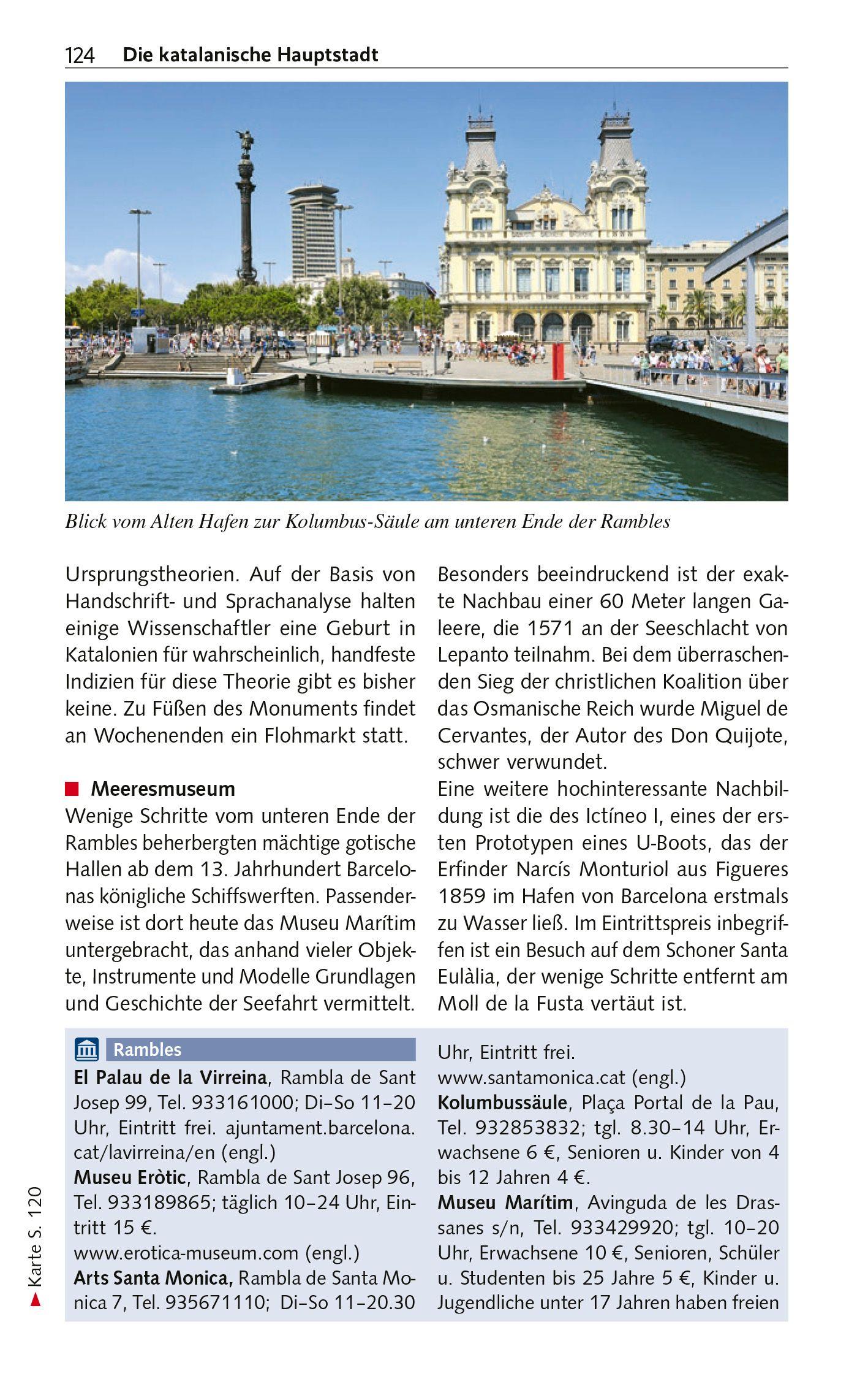 Beispielinhalt (Bild) TRESCHER Reiseführer Katalonien