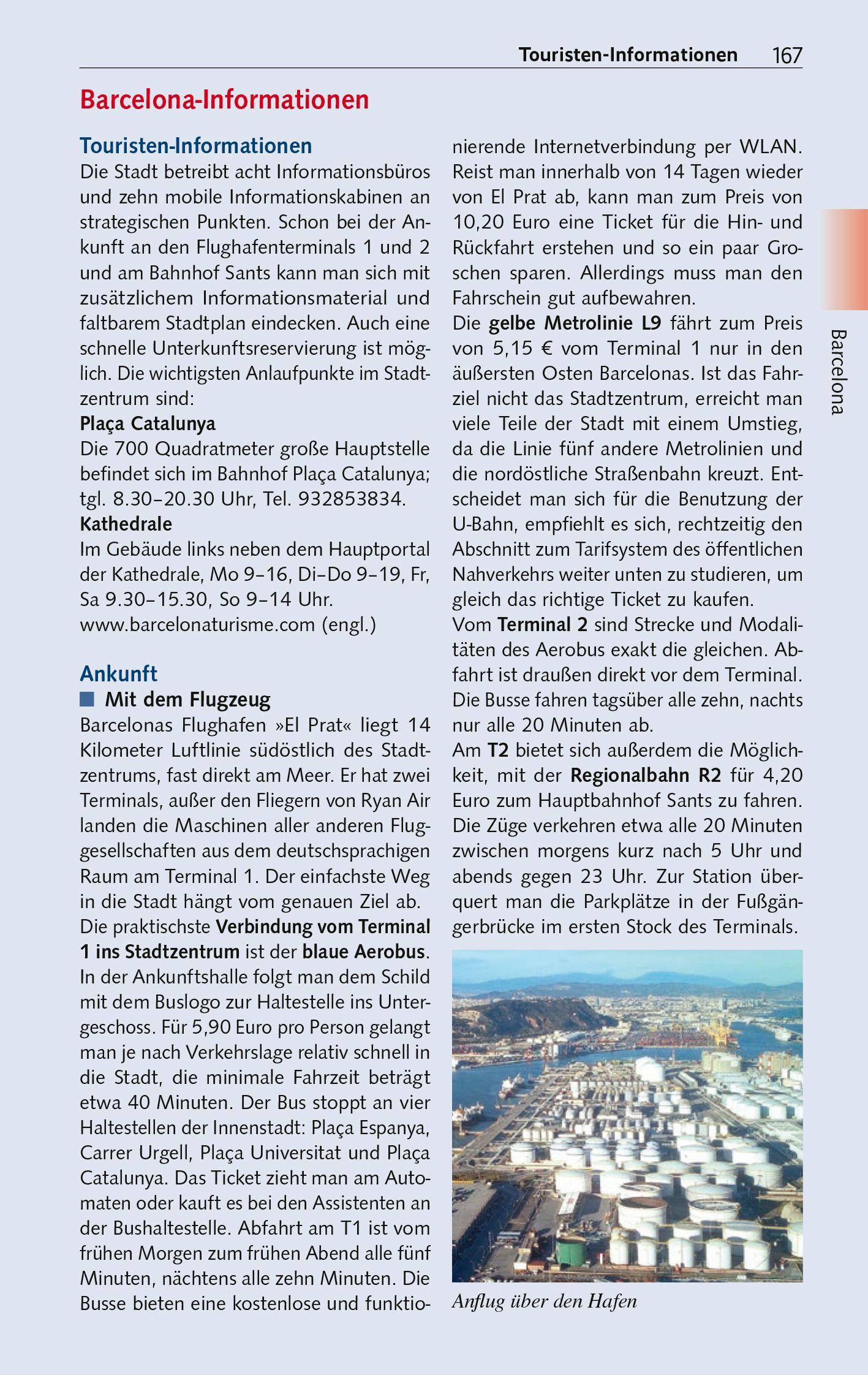 Beispielinhalt (Bild) TRESCHER Reiseführer Katalonien