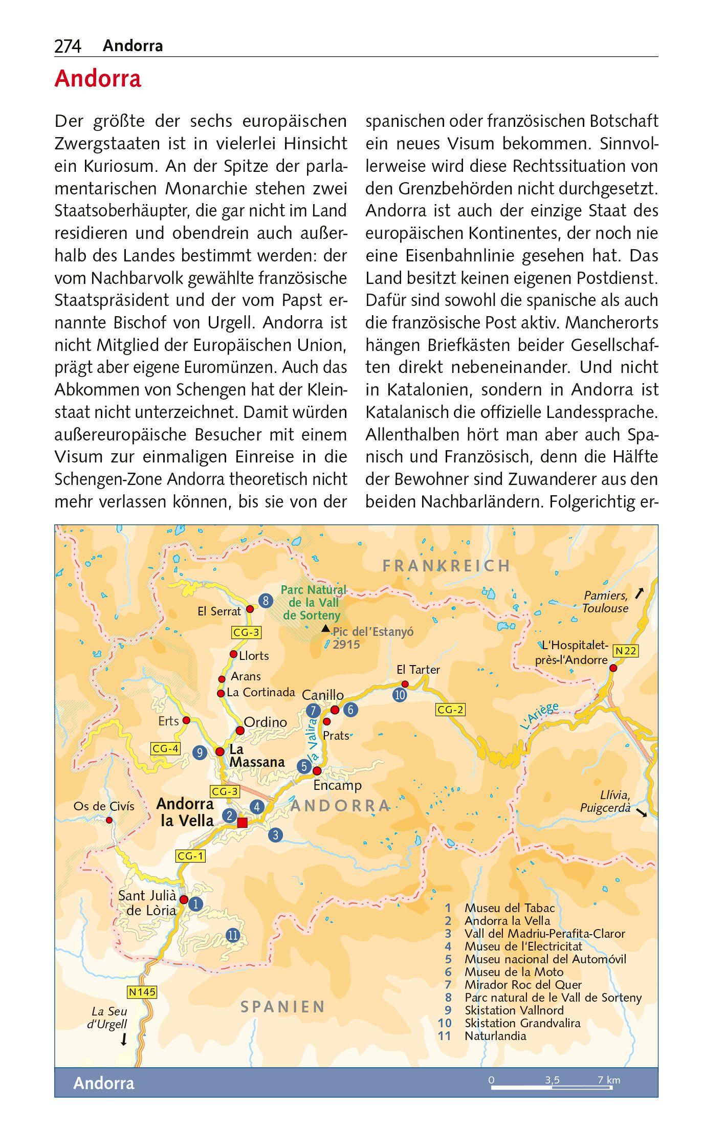 Beispielinhalt (Bild) TRESCHER Reiseführer Katalonien