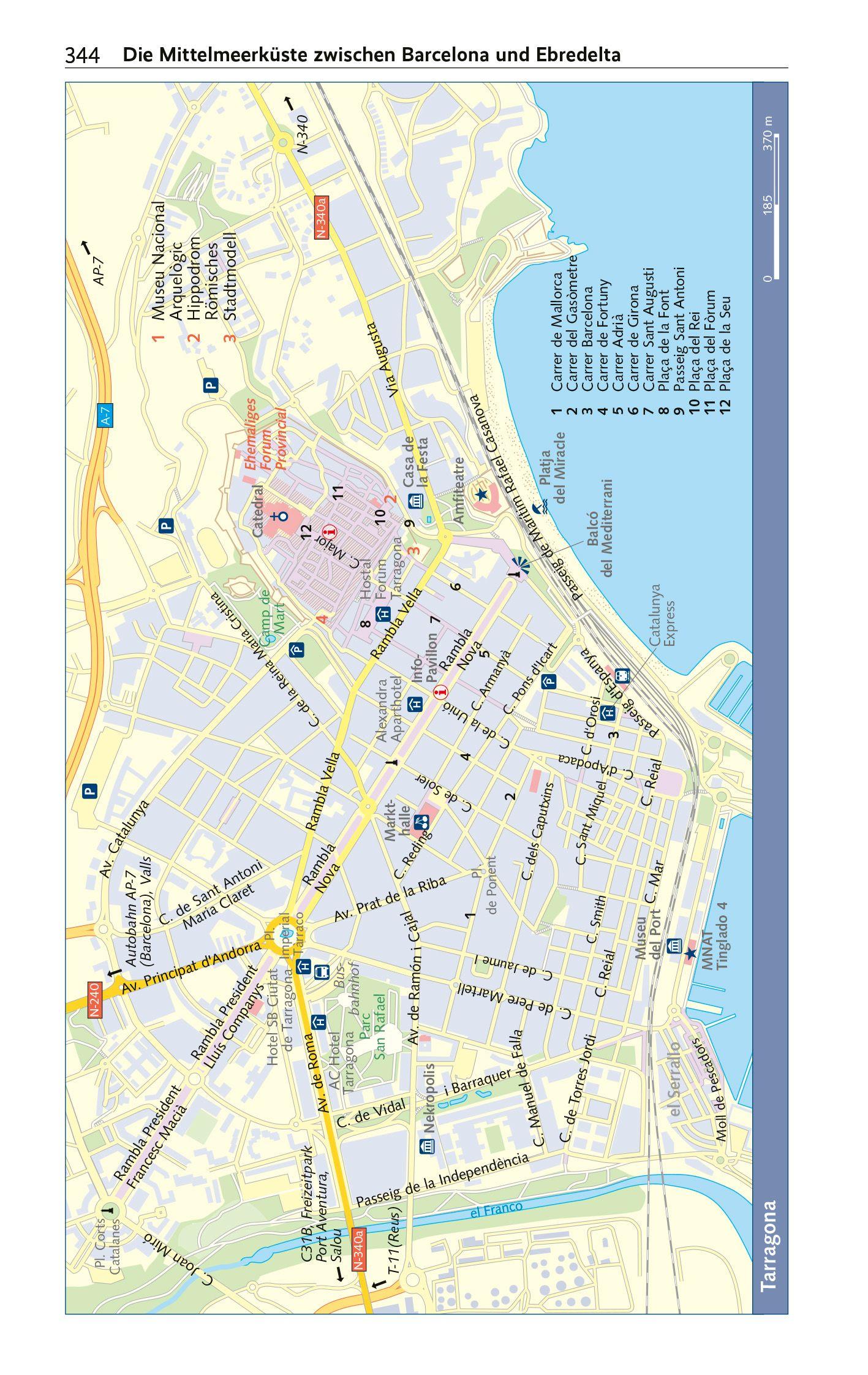 Beispielinhalt (Bild) TRESCHER Reiseführer Katalonien