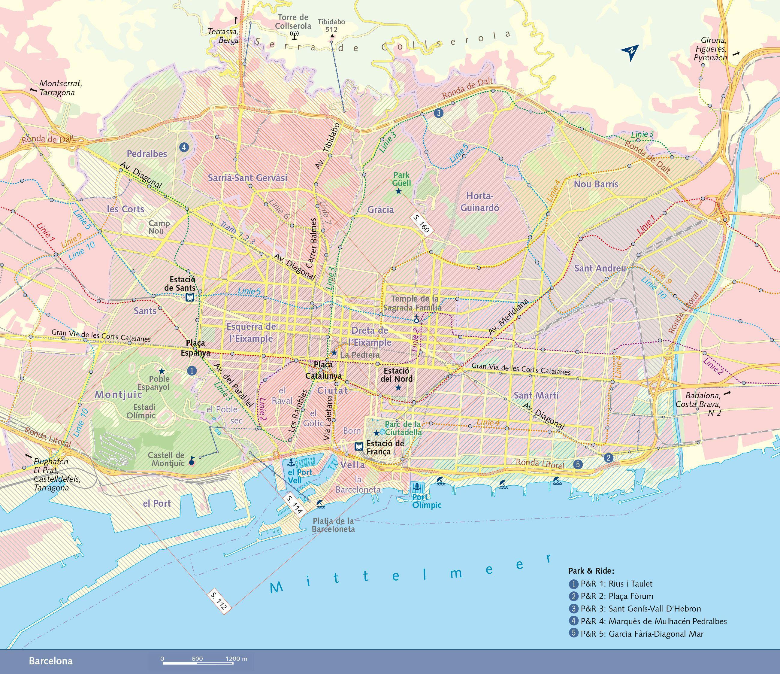 Beispielinhalt (Bild) TRESCHER Reiseführer Katalonien