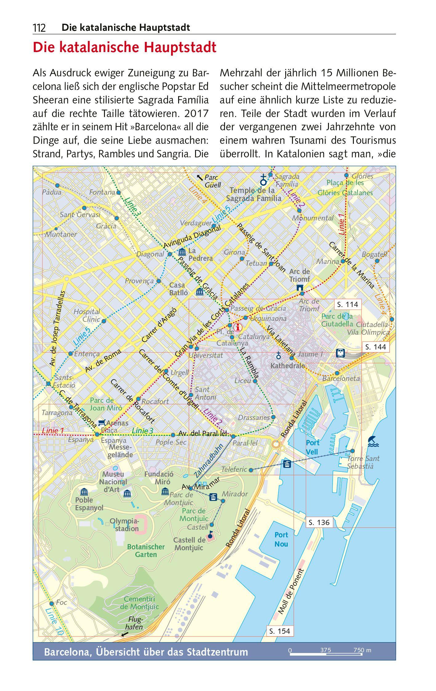 Beispielinhalt (Bild) TRESCHER Reiseführer Katalonien