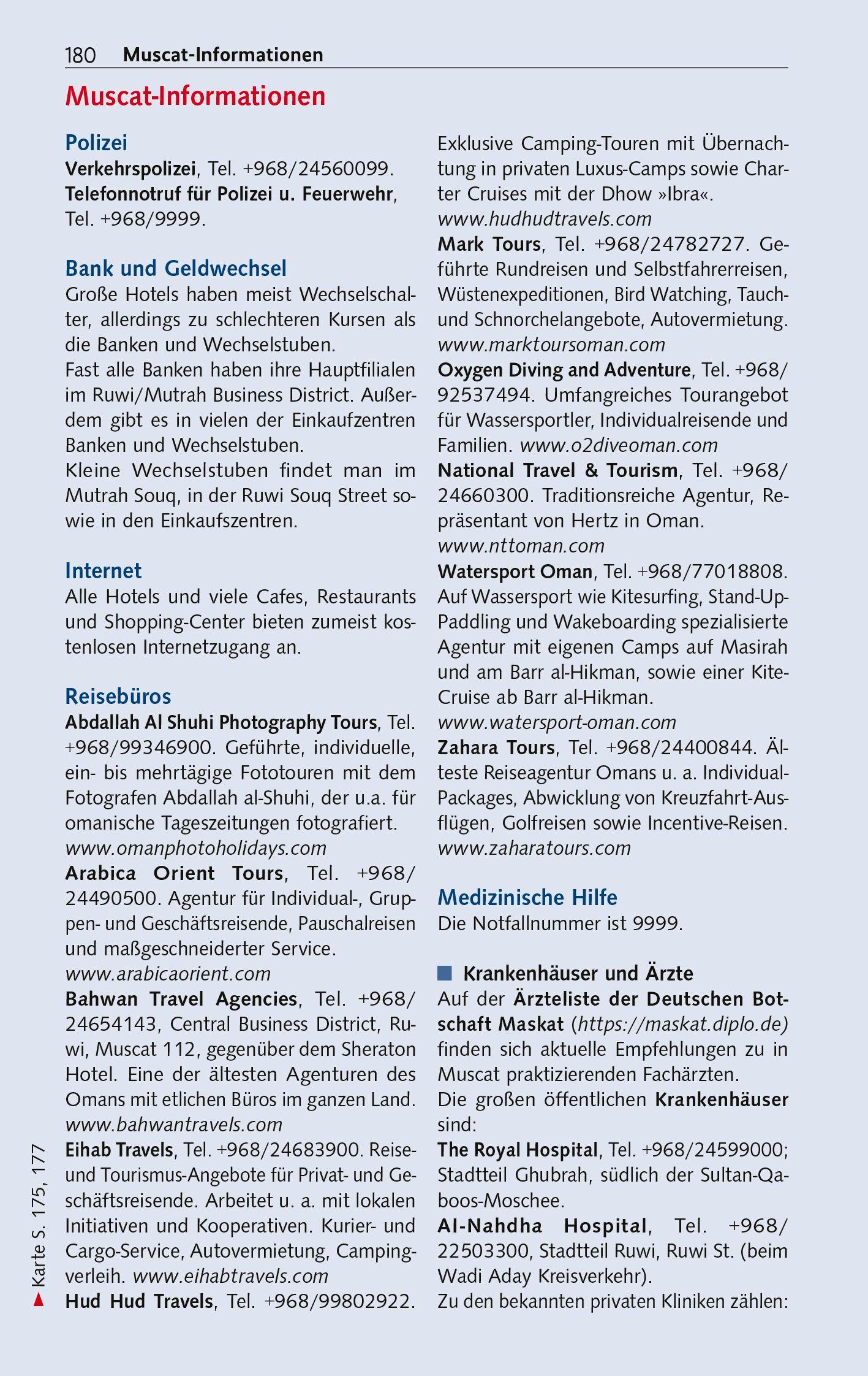 Beispielinhalt (Bild) TRESCHER Reiseführer Oman