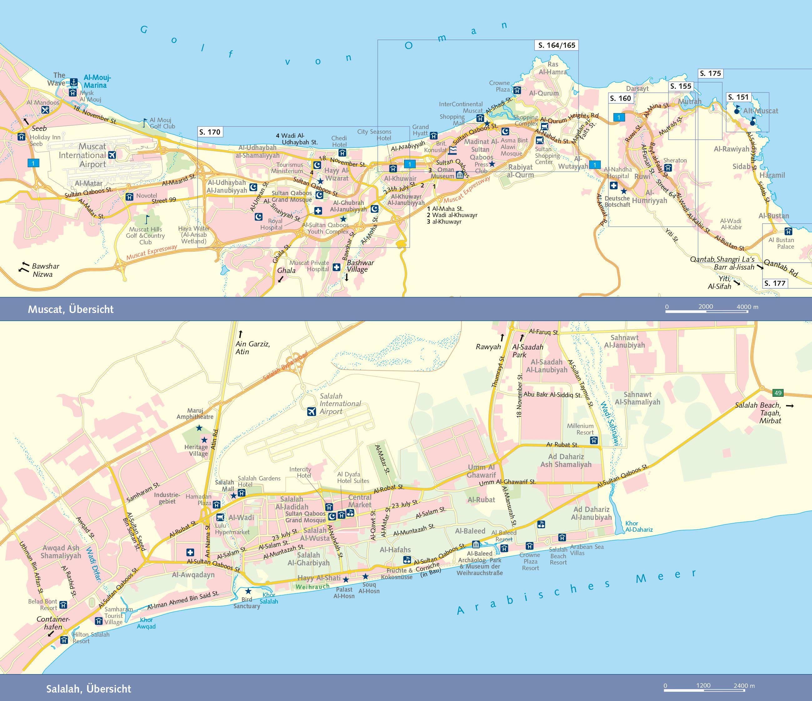 Beispielinhalt (Bild) TRESCHER Reiseführer Oman