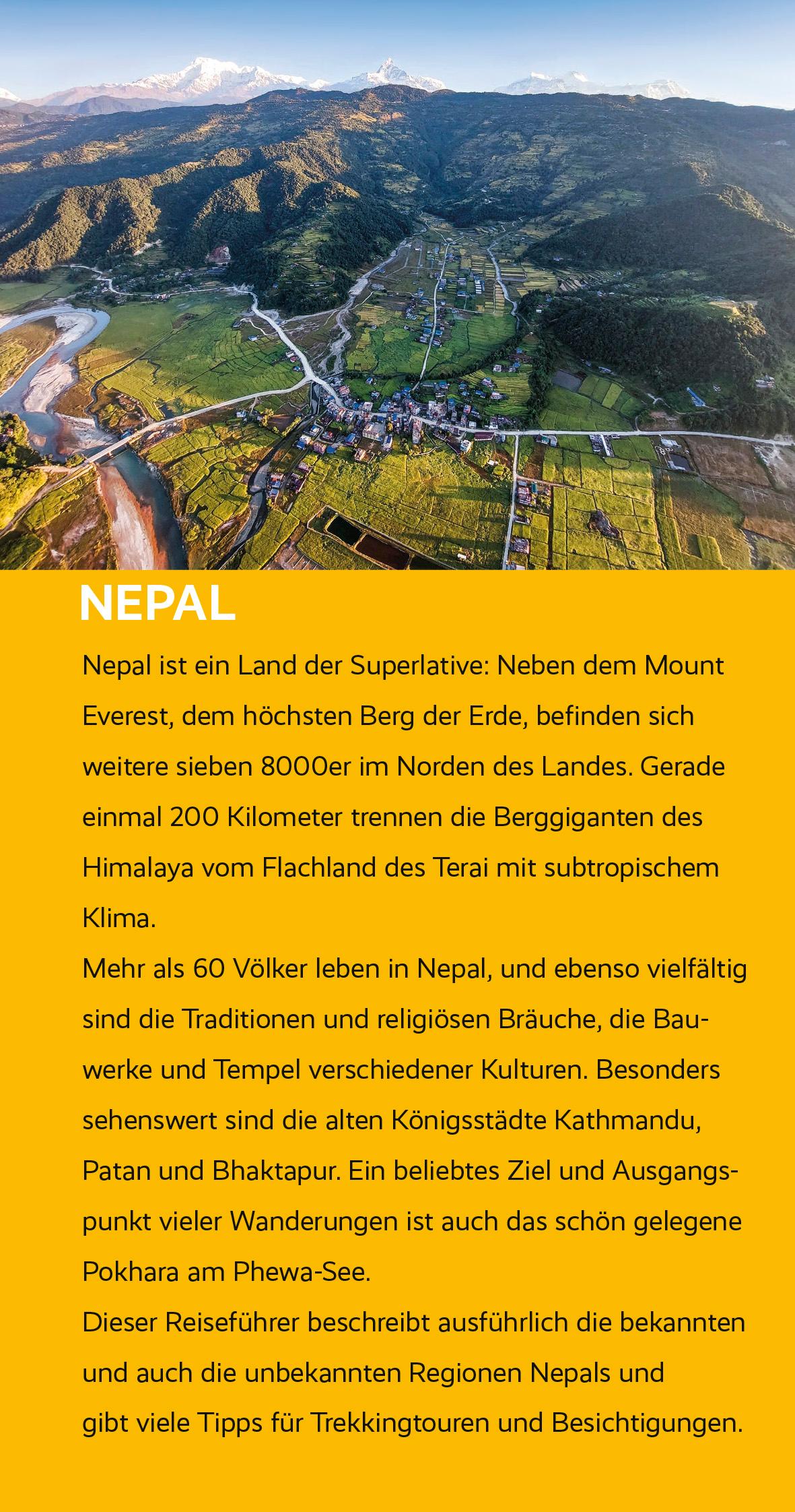 Beispielinhalt (Bild) TRESCHER Reiseführer Nepal