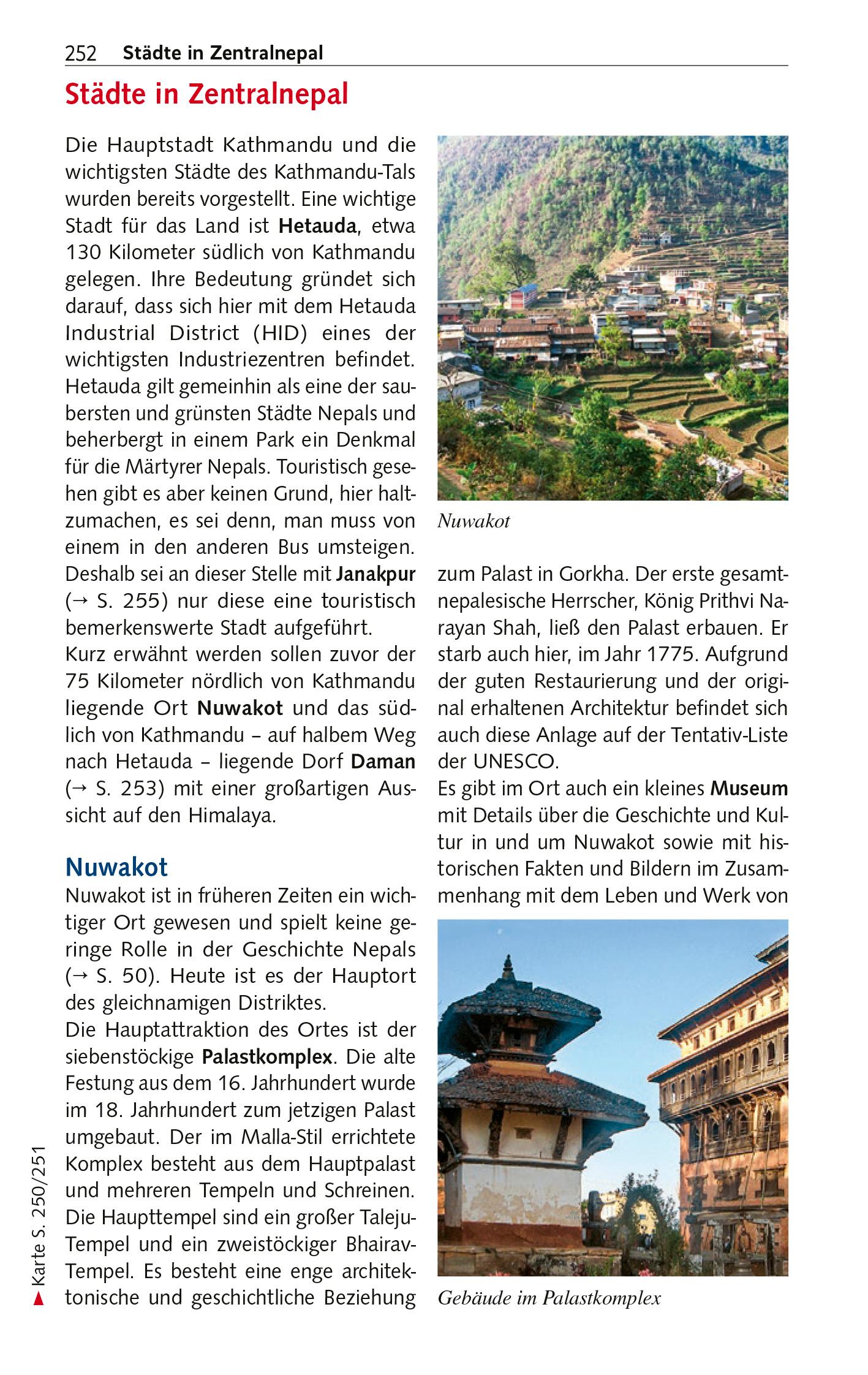 Beispielinhalt (Bild) TRESCHER Reiseführer Nepal