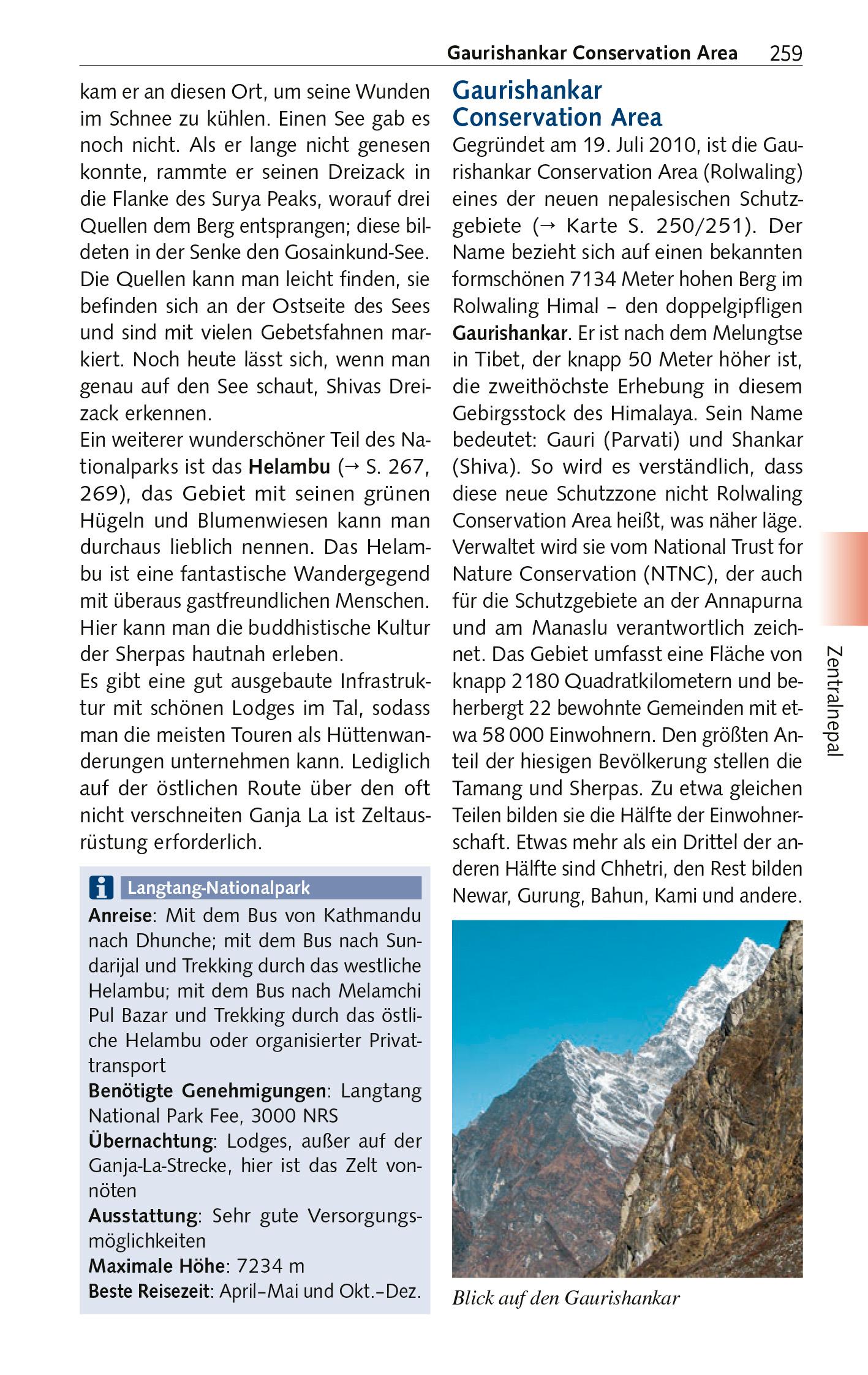 Beispielinhalt (Bild) TRESCHER Reiseführer Nepal