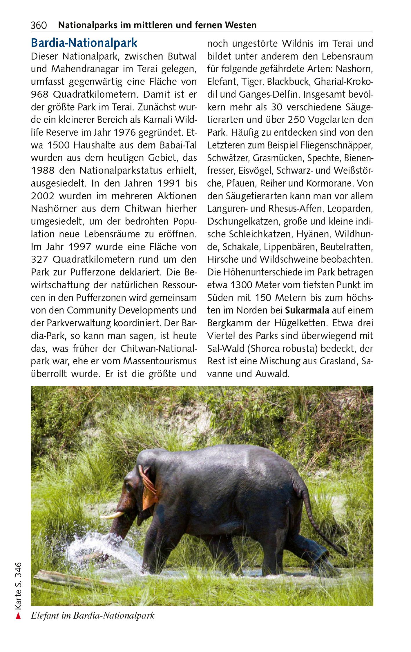 Beispielinhalt (Bild) TRESCHER Reiseführer Nepal