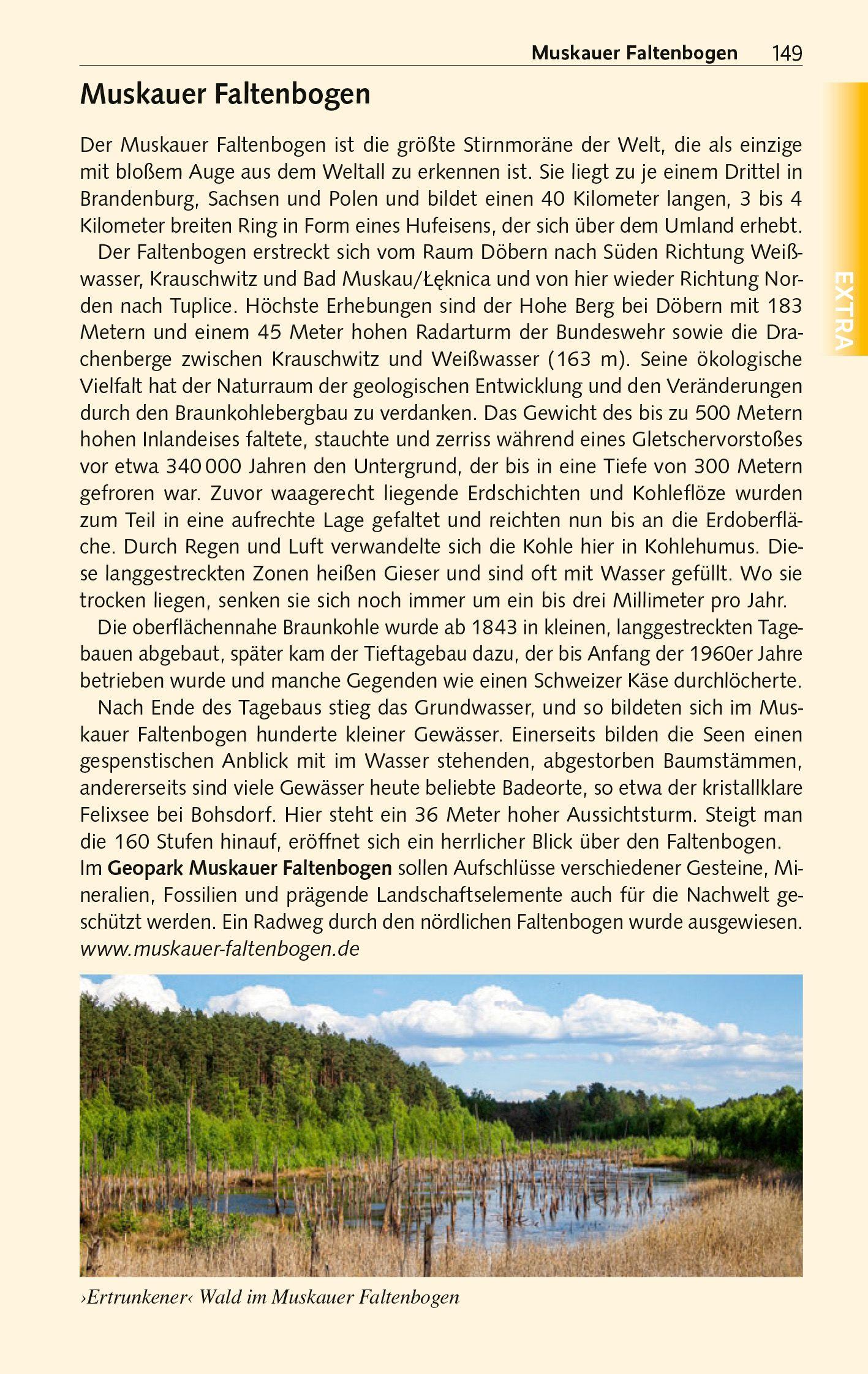 Beispielinhalt (Bild) TRESCHER Reiseführer Lausitz