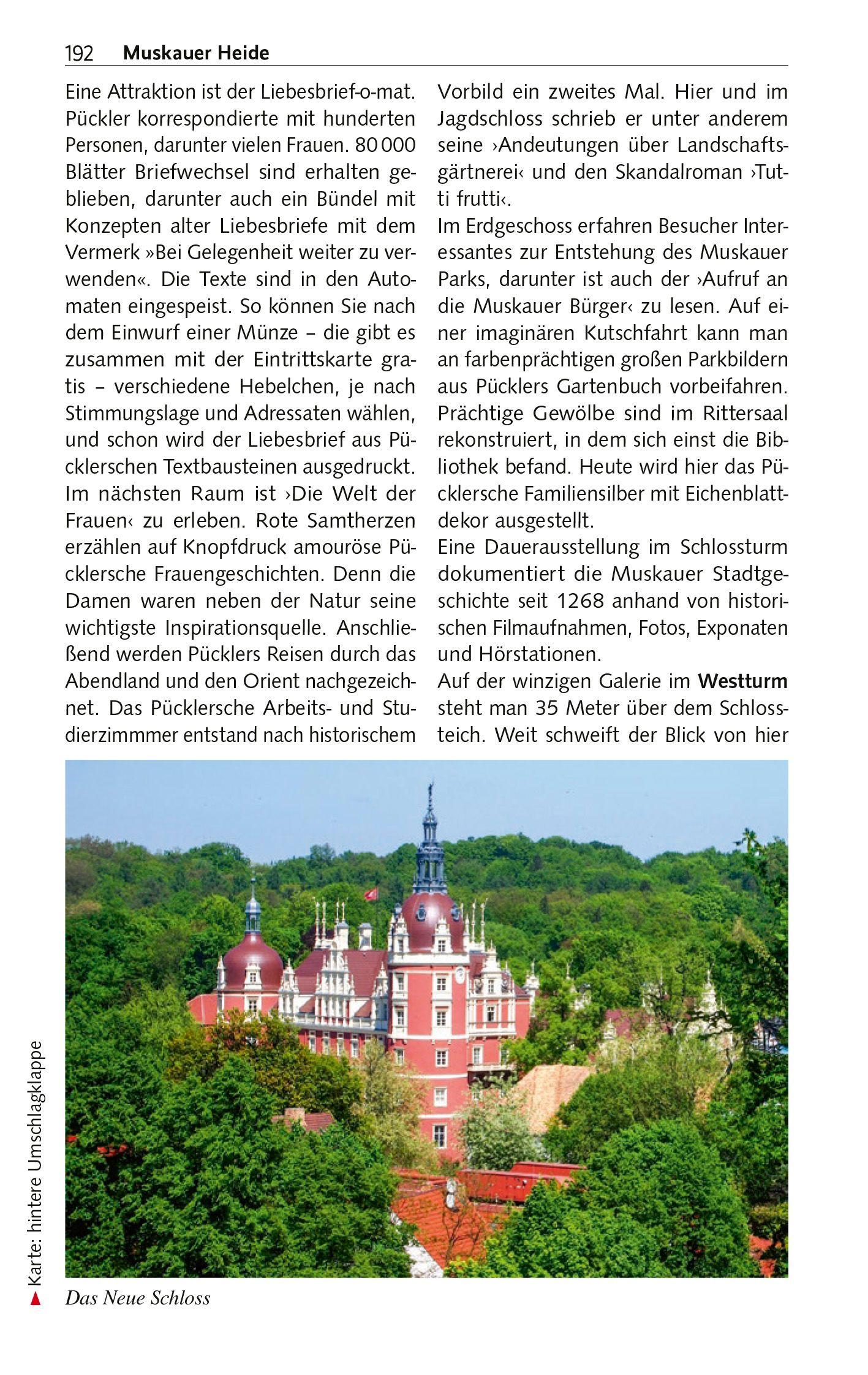 Beispielinhalt (Bild) TRESCHER Reiseführer Lausitz