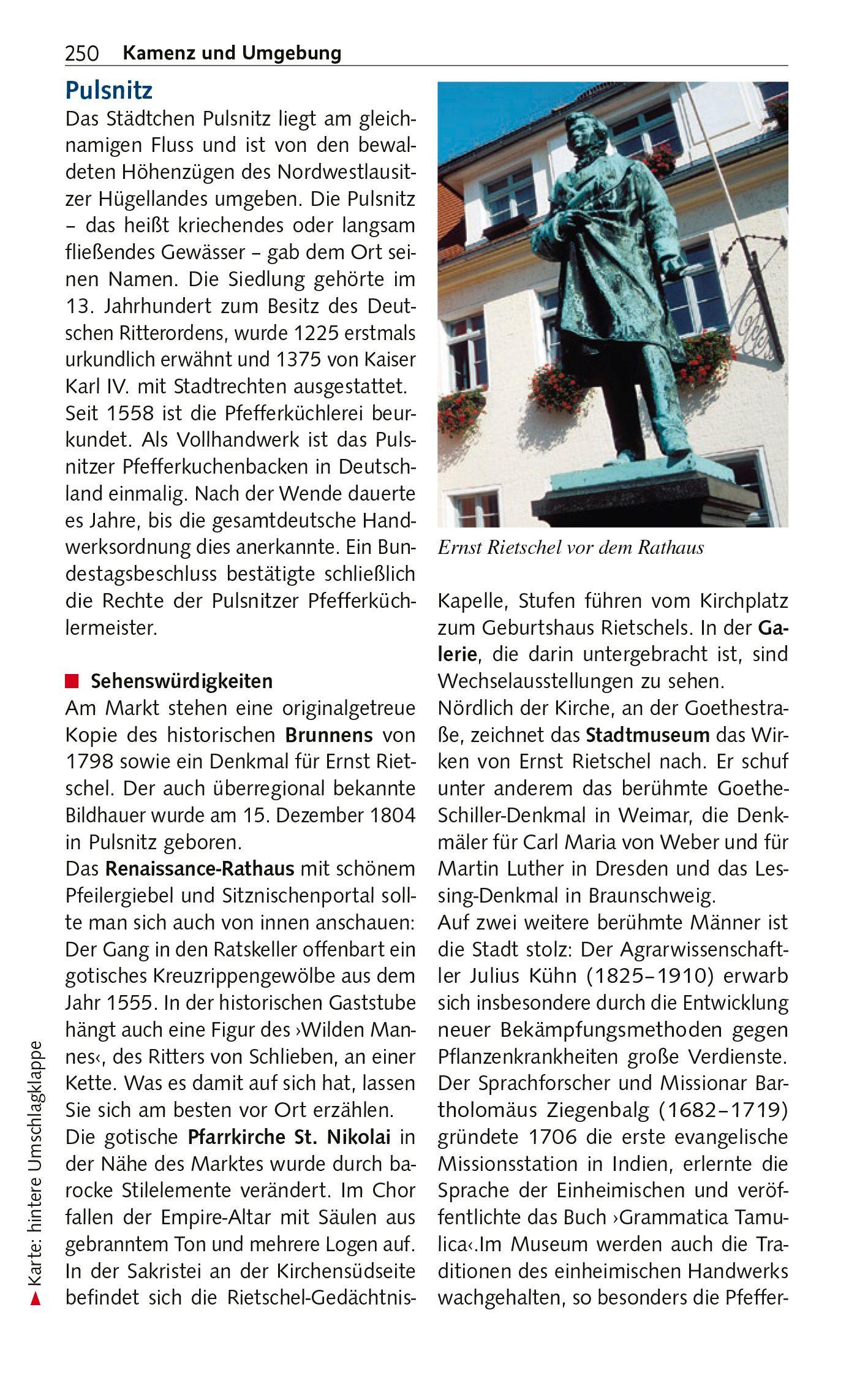 Beispielinhalt (Bild) TRESCHER Reiseführer Lausitz