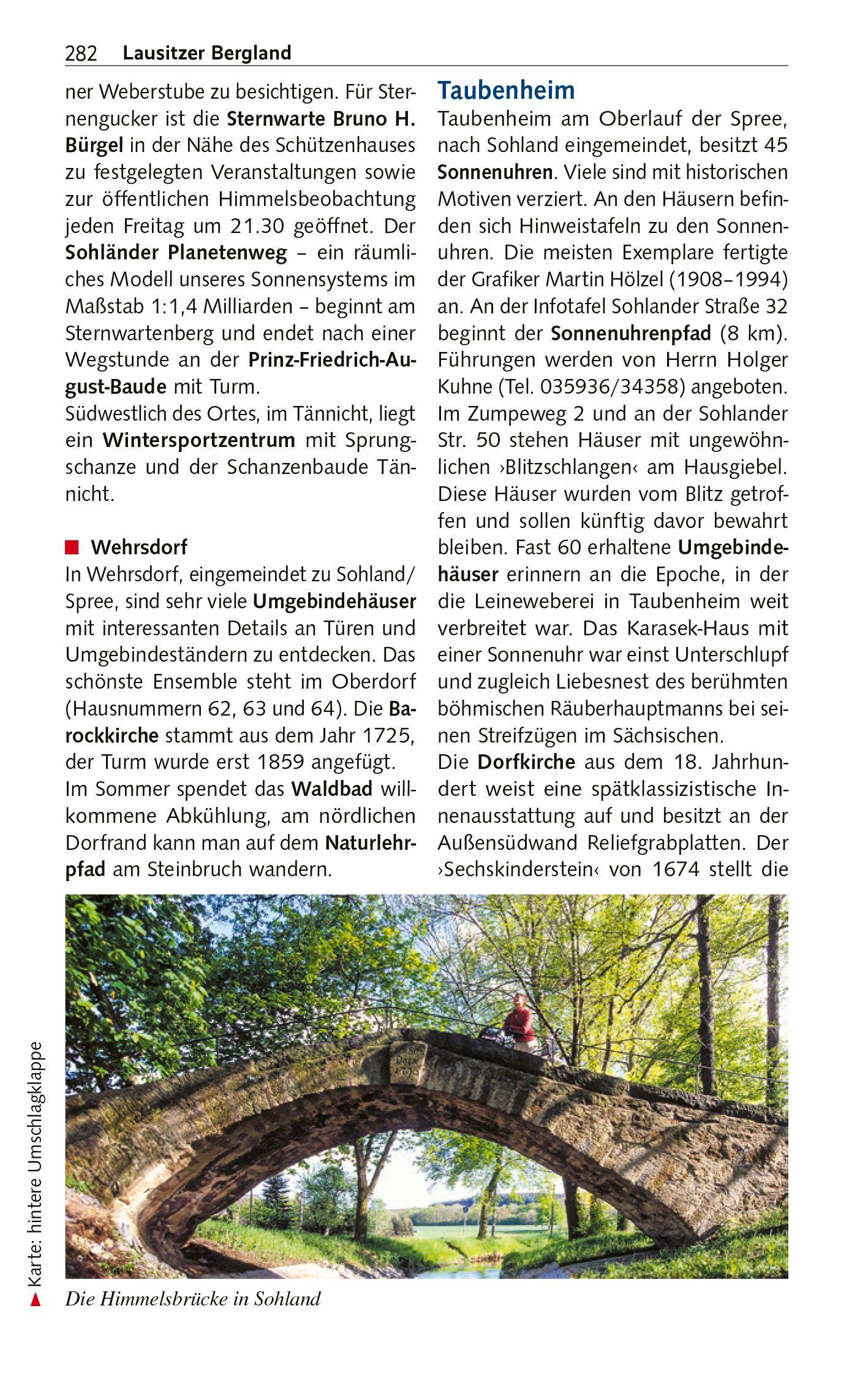 Beispielinhalt (Bild) TRESCHER Reiseführer Lausitz