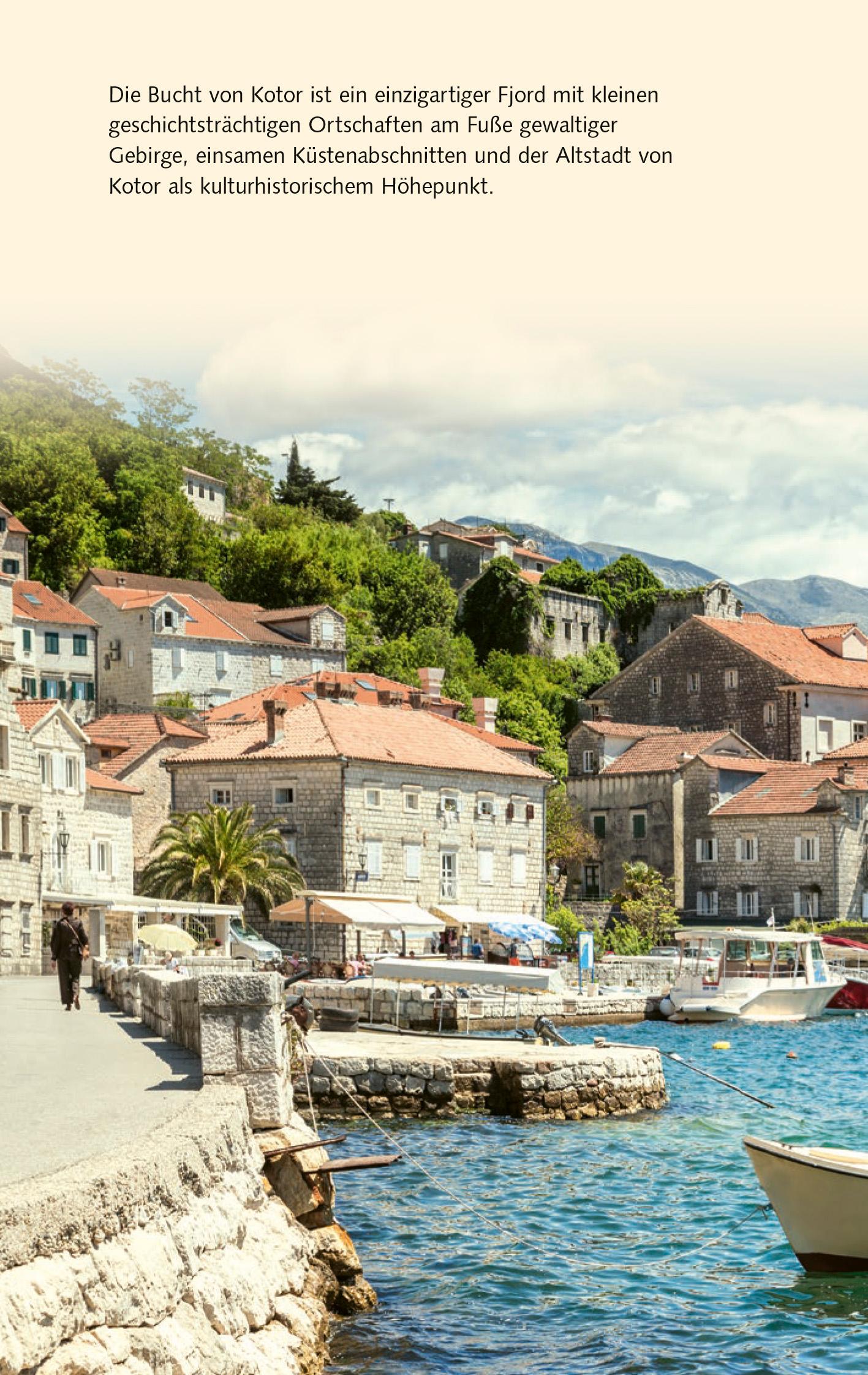 Beispielinhalt (Bild) TRESCHER Reiseführer Montenegro