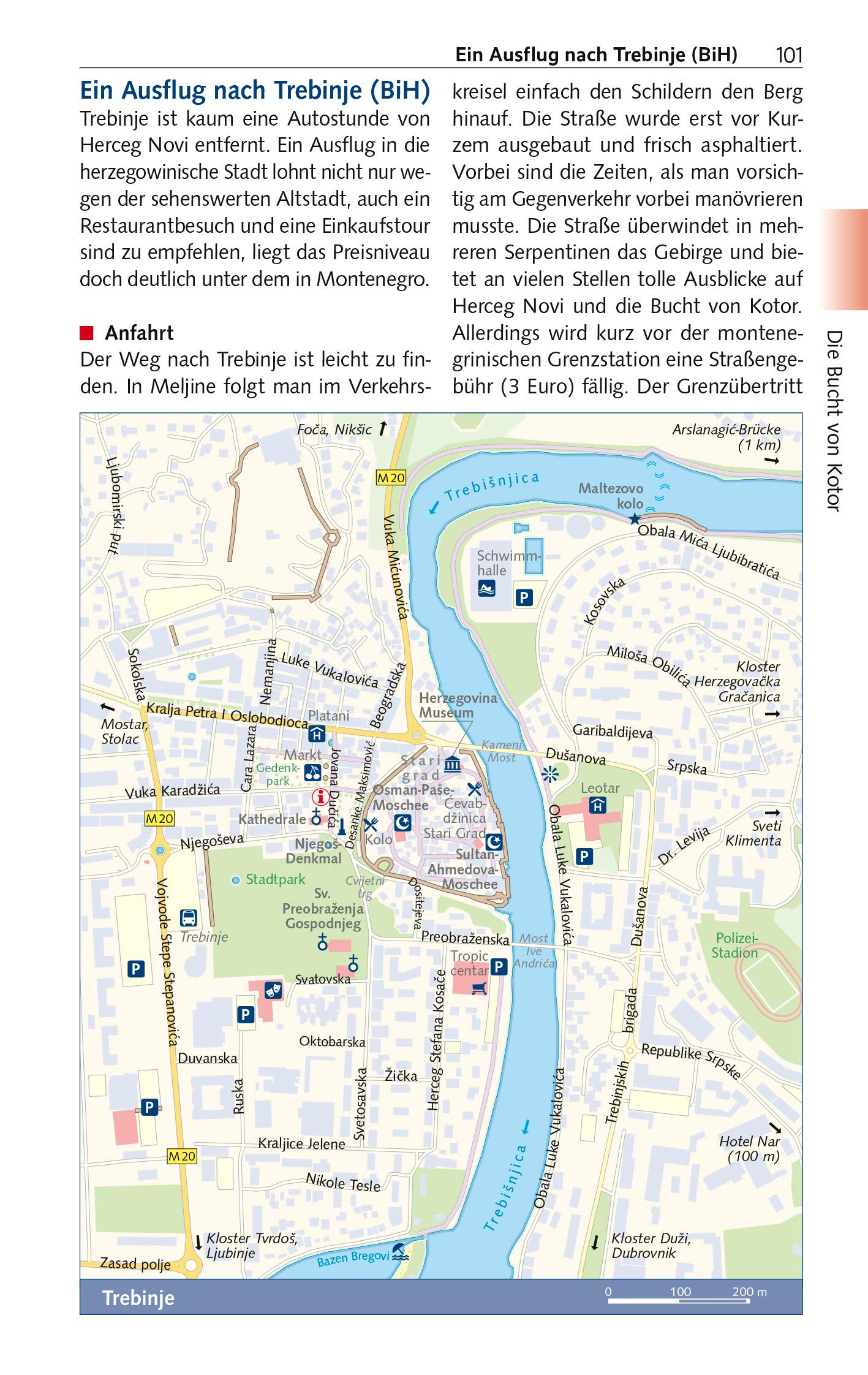 Beispielinhalt (Bild) TRESCHER Reiseführer Montenegro