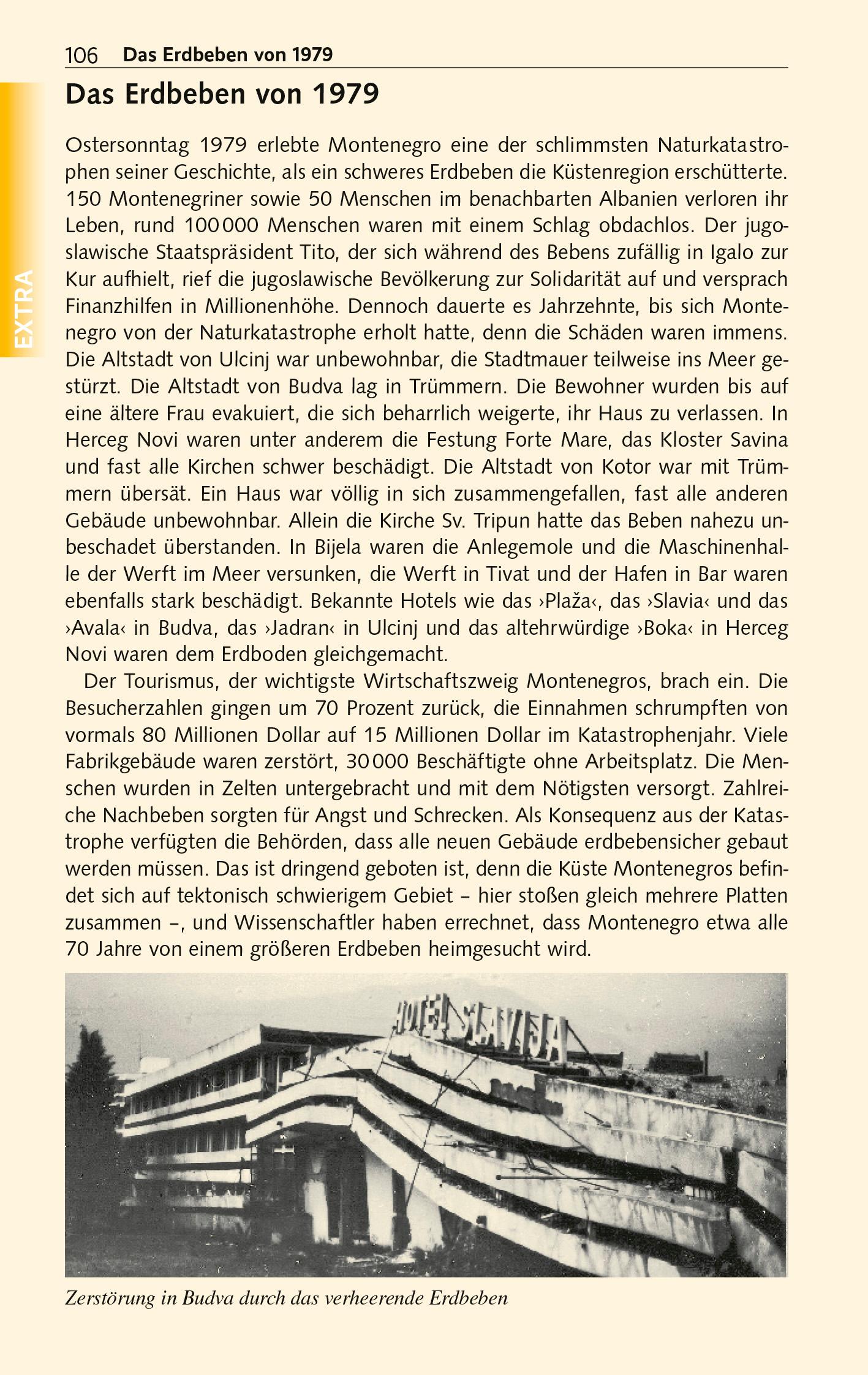 Beispielinhalt (Bild) TRESCHER Reiseführer Montenegro