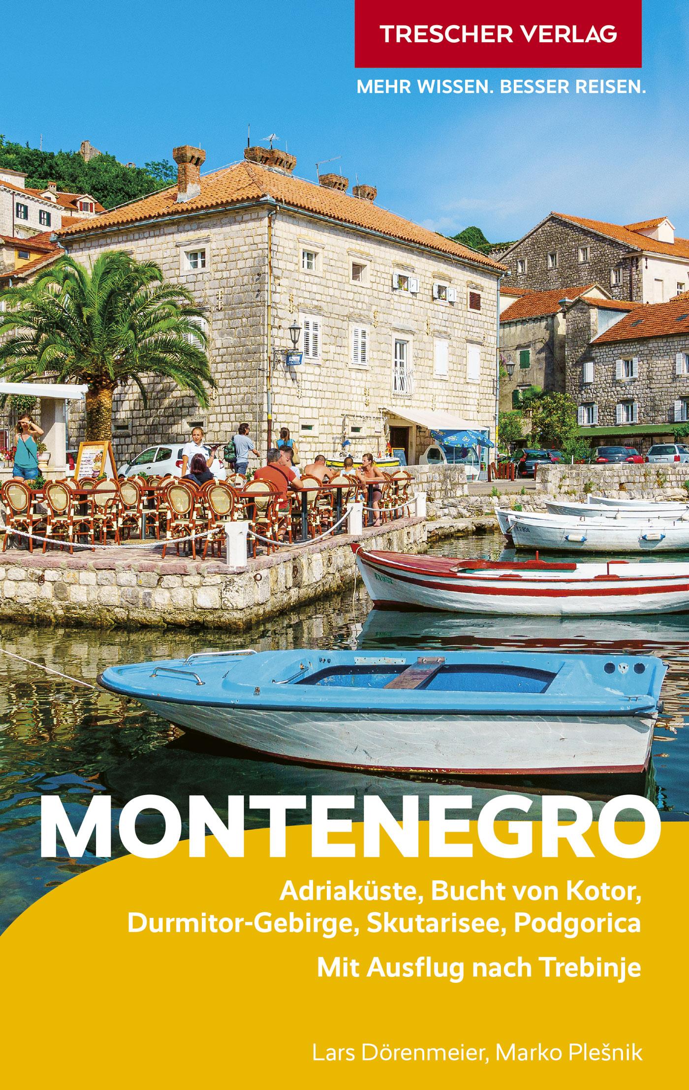 Vorderes Coverbild TRESCHER Reiseführer Montenegro