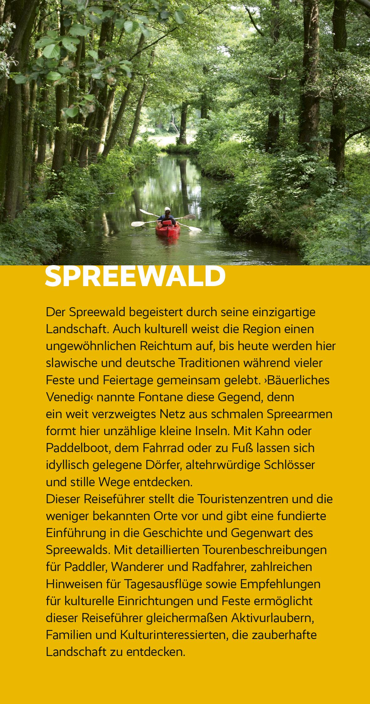 Beispielinhalt (Bild) TRESCHER Reiseführer Spreewald
