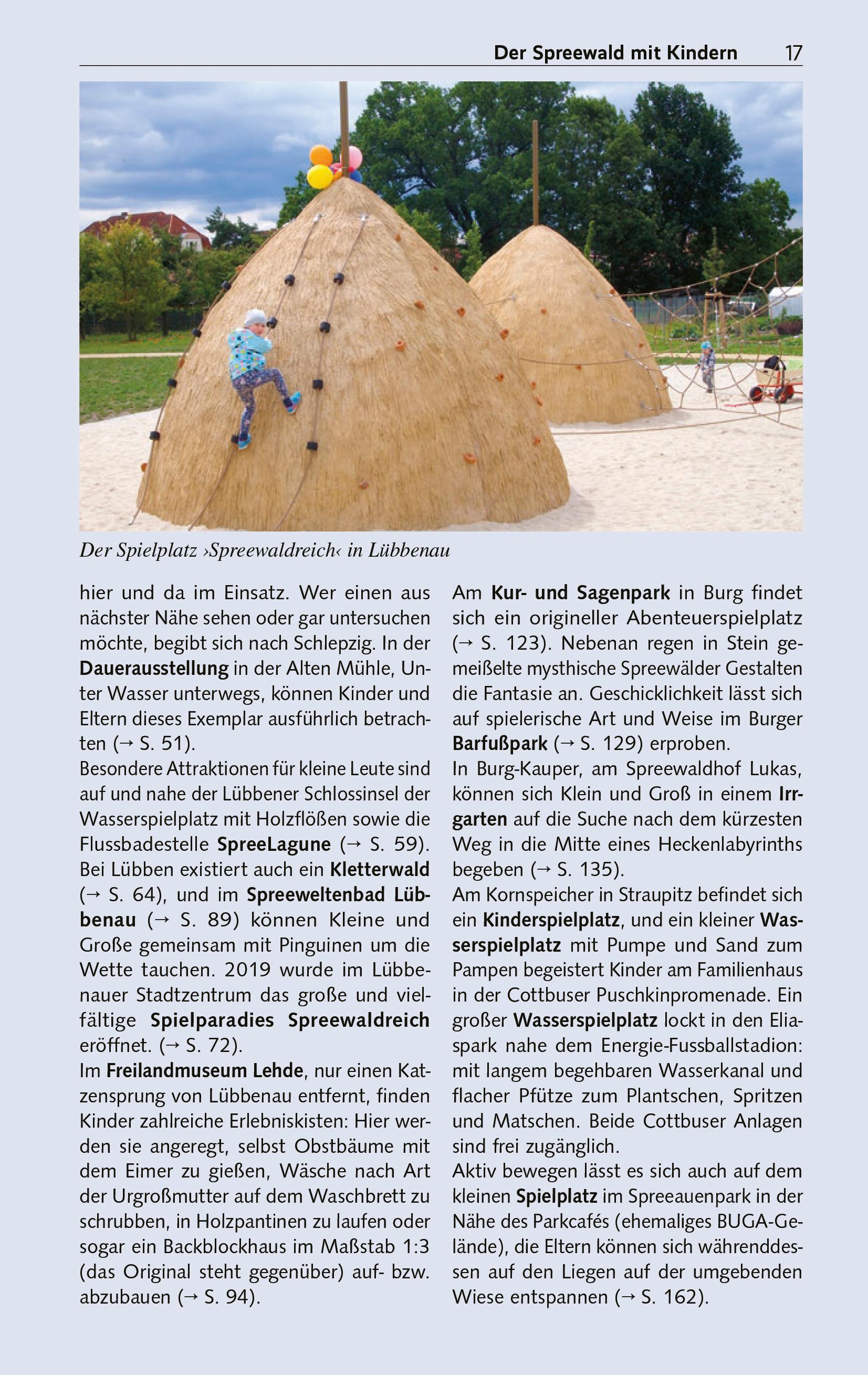 Beispielinhalt (Bild) TRESCHER Reiseführer Spreewald