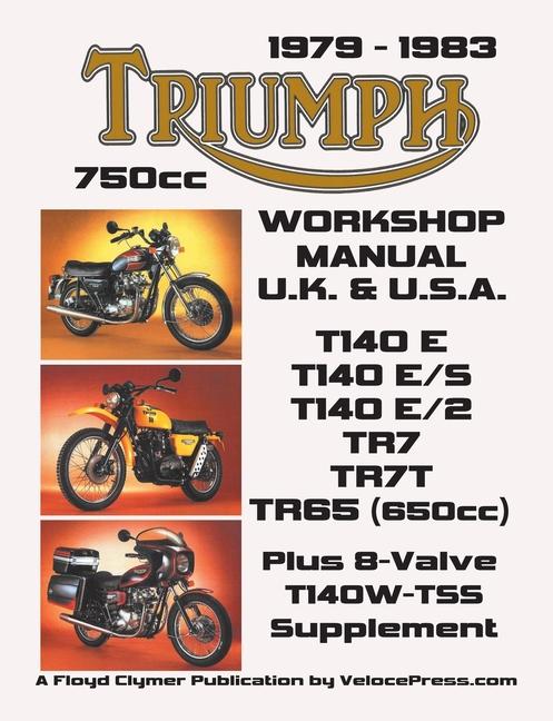 Vorderes Coverbild TRIUMPH 750cc TWINS 1979-1983 WORKSHOP MANUAL
