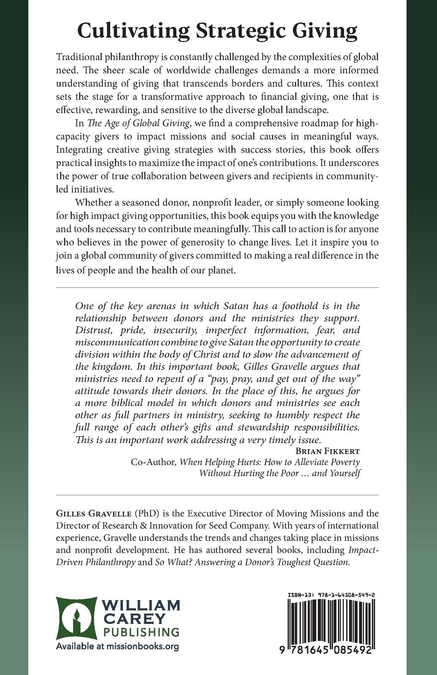 Rückseitencover The Age of Global Giving (10th Anniversary Edition)