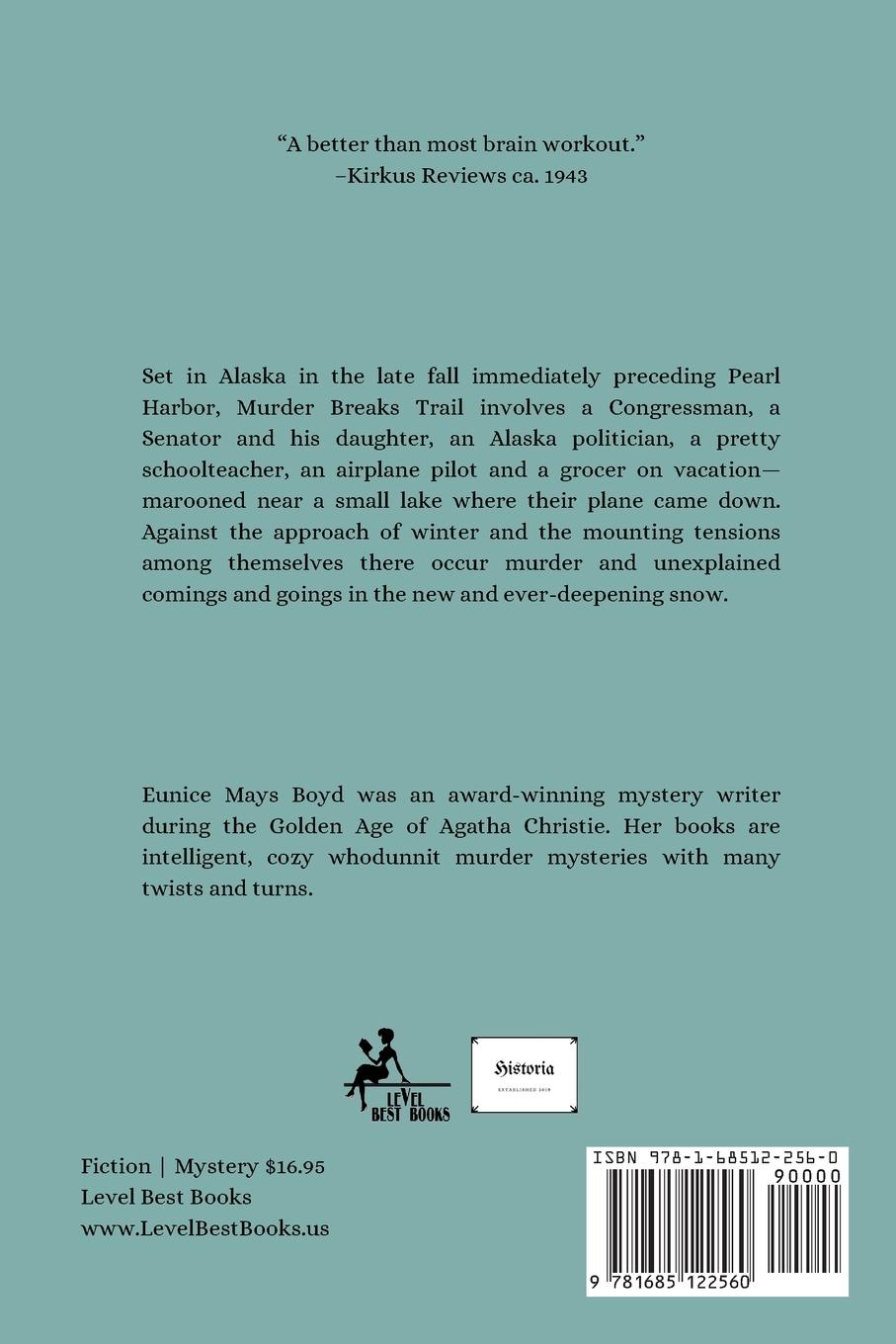 Rückseitencover Murder Breaks Trail