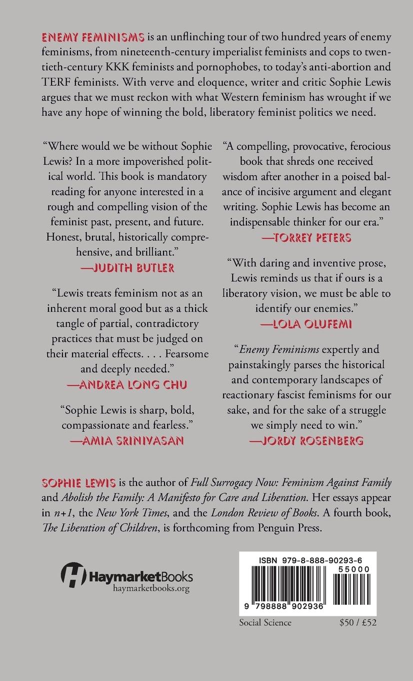 Rückseitencover Enemy Feminisms
