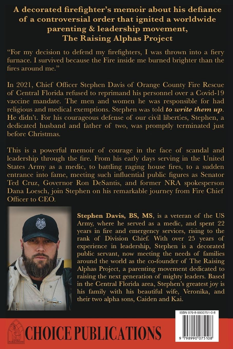 Rückseitencover Alone in the Fire