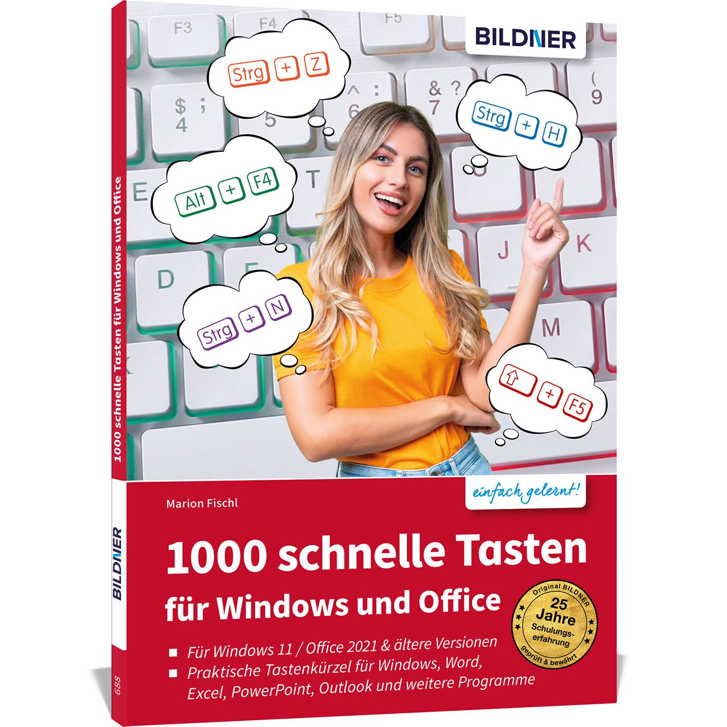 Vorderes Coverbild 1000 Schnelle Tasten für Windows und Office